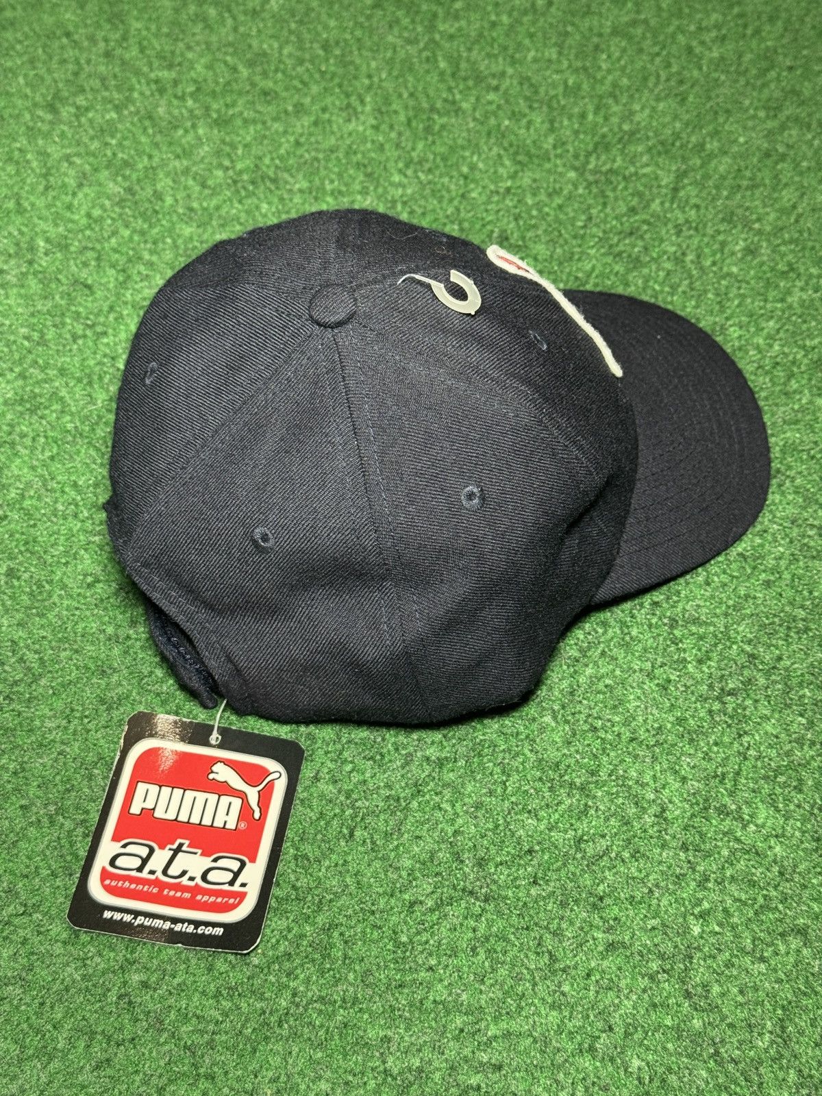 Puma Vintage 90s Cleveland Indians Puma Wool Baseball Cap Hat Size ONE SIZE - 2 Thumbnail
