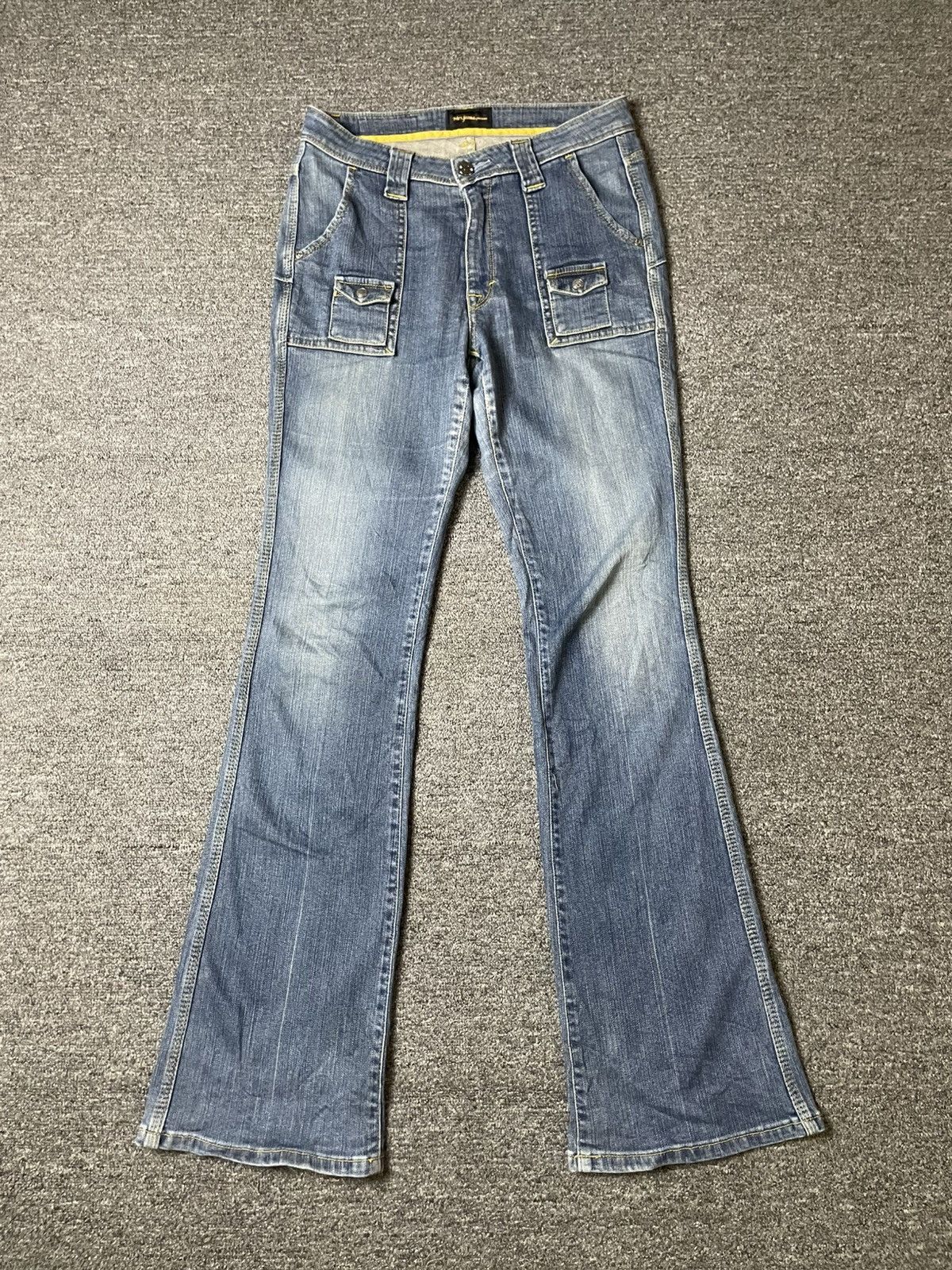 Japanese Brand × Vintage Mrs Jeana Platinum Flared Bootcut Jeans (117) Size 28" / US 6 / IT 42 - 2 Thumbnail