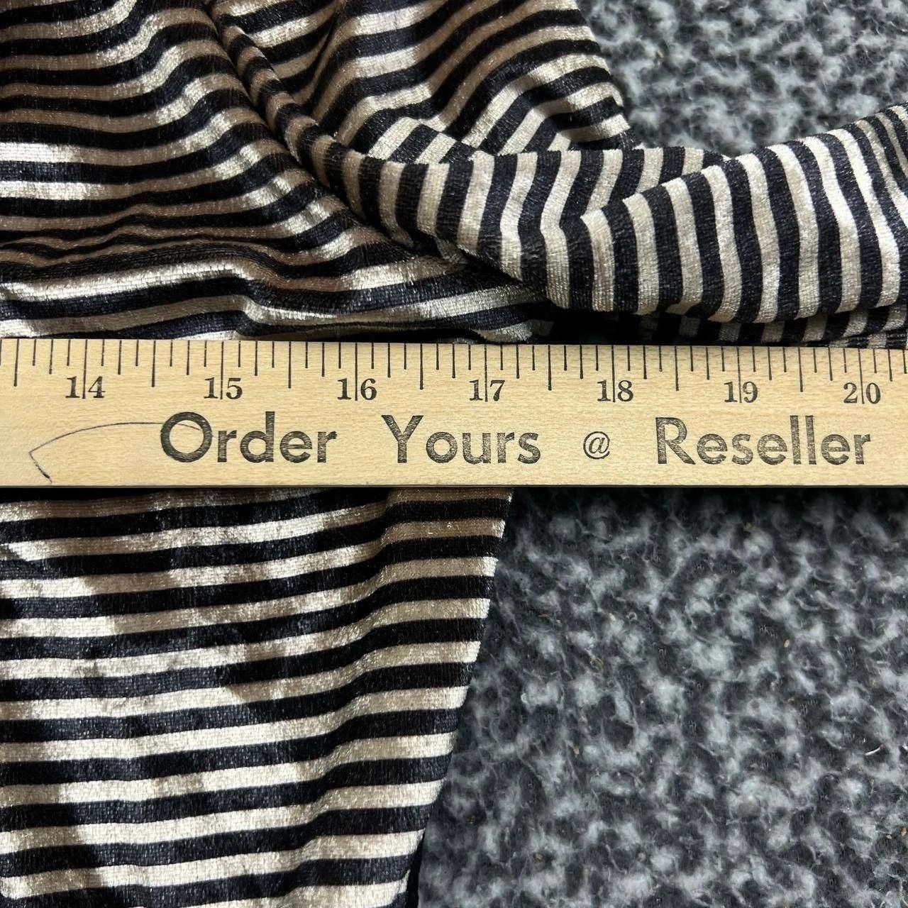 One Teaspoon One Teaspoon Coat Women XS Black Striped Velvet Pocket Size XS / US 0-2 / IT 36-38 - 6 Thumbnail