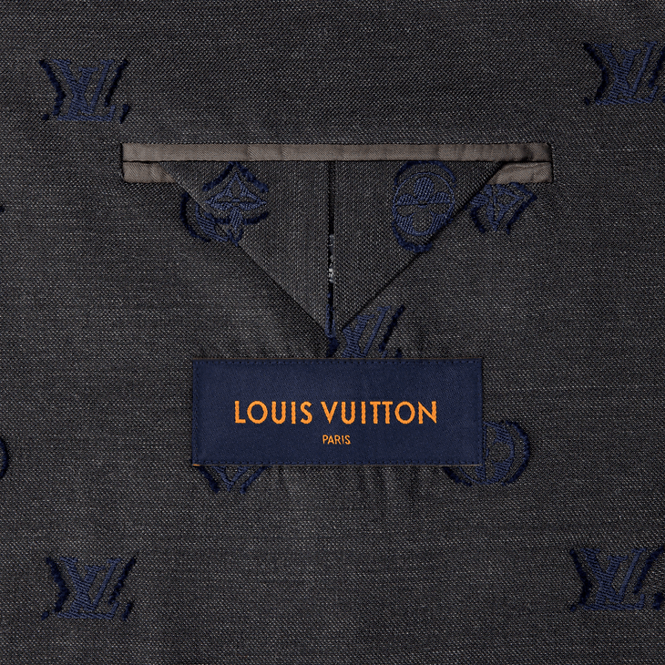 Louis Vuitton Single-Breasted Wool Blend Napolitana Jacket - 50 M Size 50R - 6 Thumbnail