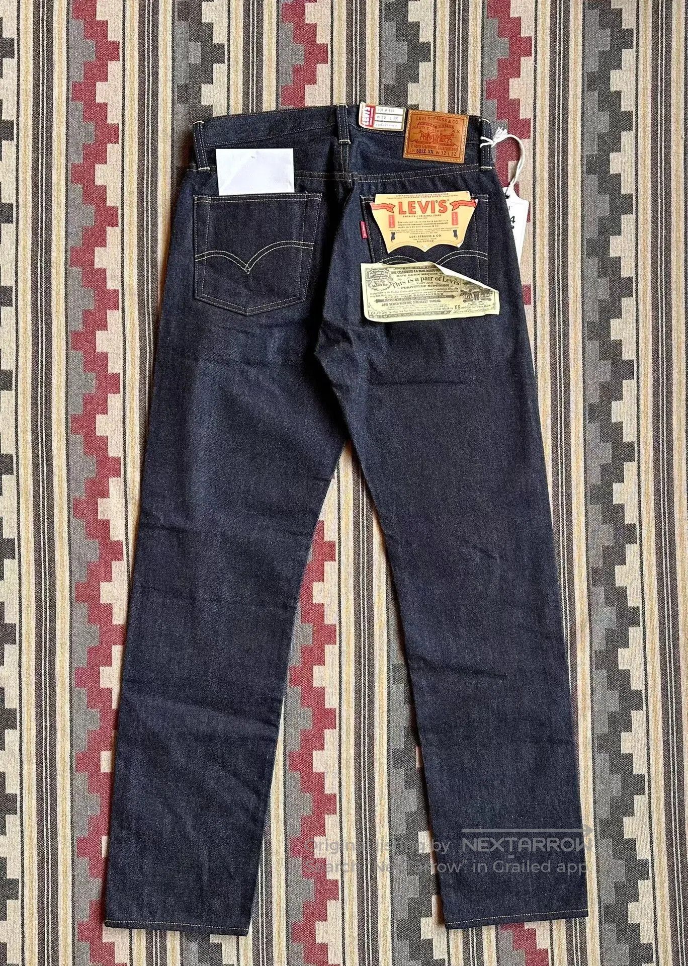 Levi's Vintage Clothing levi’s lvc 1954 501zxx selvage jeans. Size US 32 / EU 48 - 3 Thumbnail