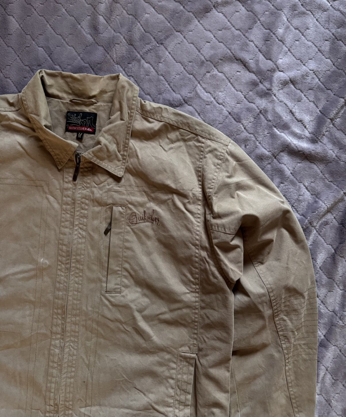 Quiksilver × Vintage Vintage y2k Quiksilver Bomber Jacket Size US XXL / EU 58 / 5 - 4 Thumbnail