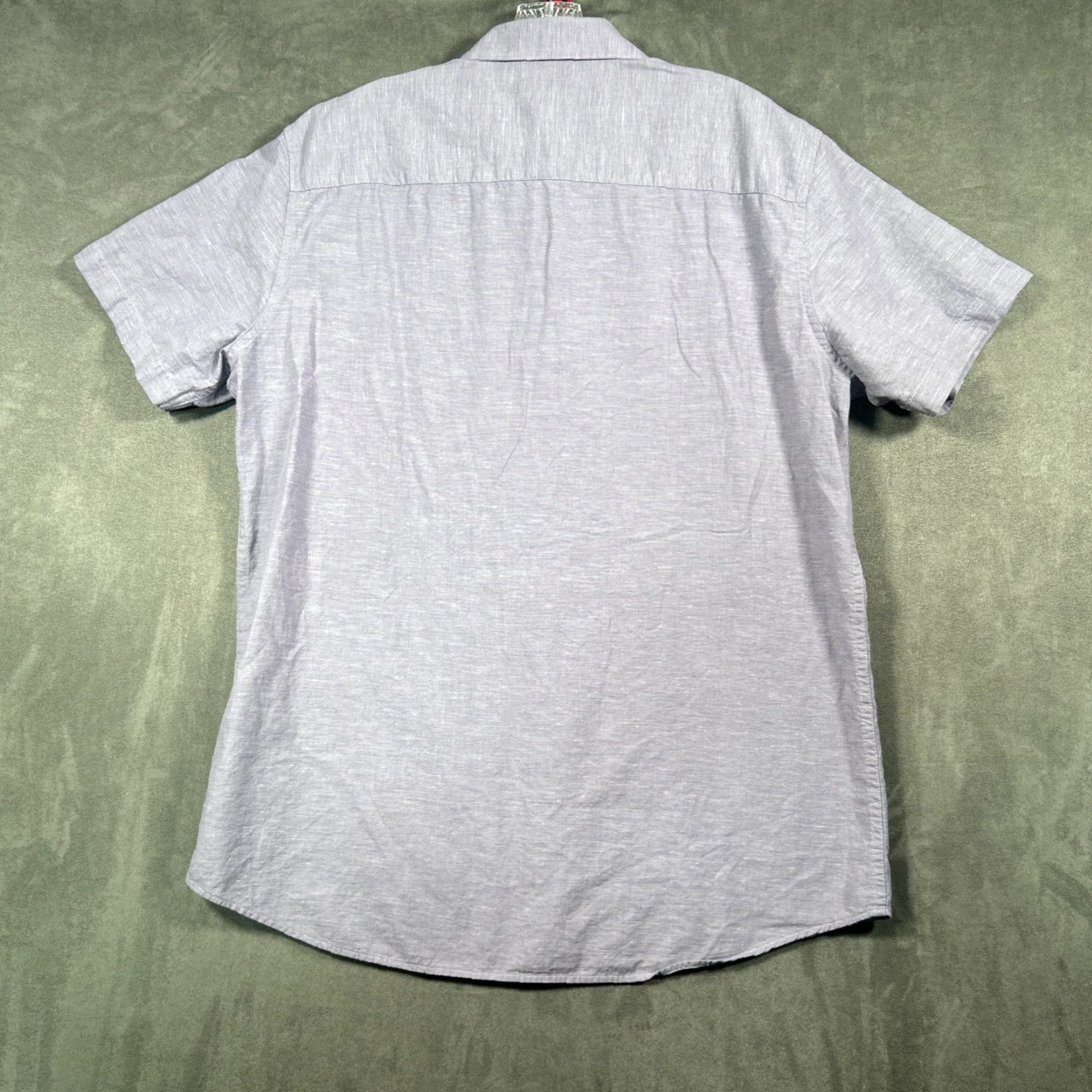 TravisMathew Travis Mathew Mens XL Light Purple Short Sleeve Button Up Shirt Size US XL / EU 56 / 4 - 7 Thumbnail