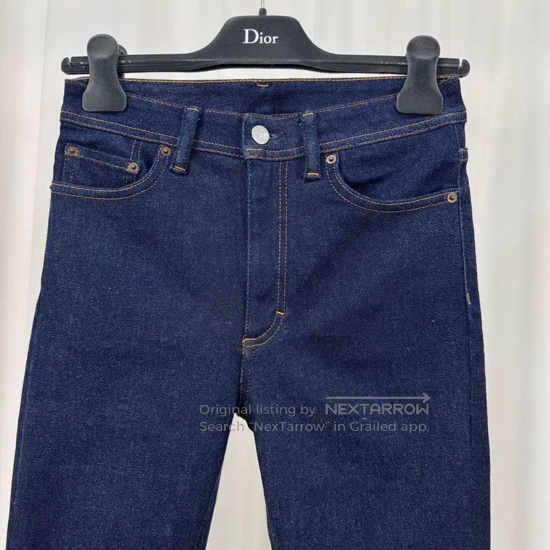 Acne Studios Acne Studios Dark Blue Washed Denim Pants Size US 27 - 3 Thumbnail