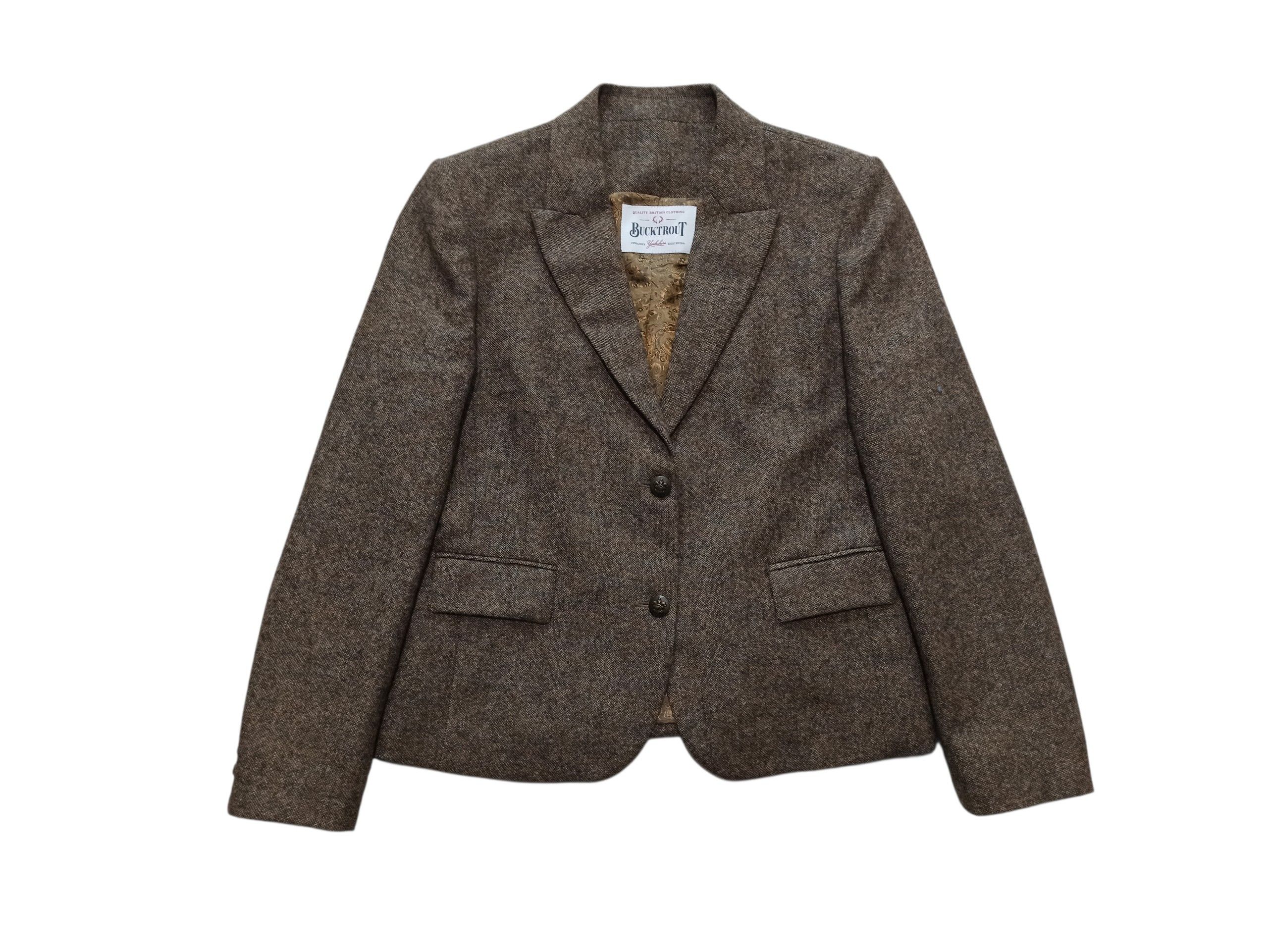 Other Bucktrout Tailoring Tweed Blazer Size L / US 10 / IT 46 - 1 Thumbnail