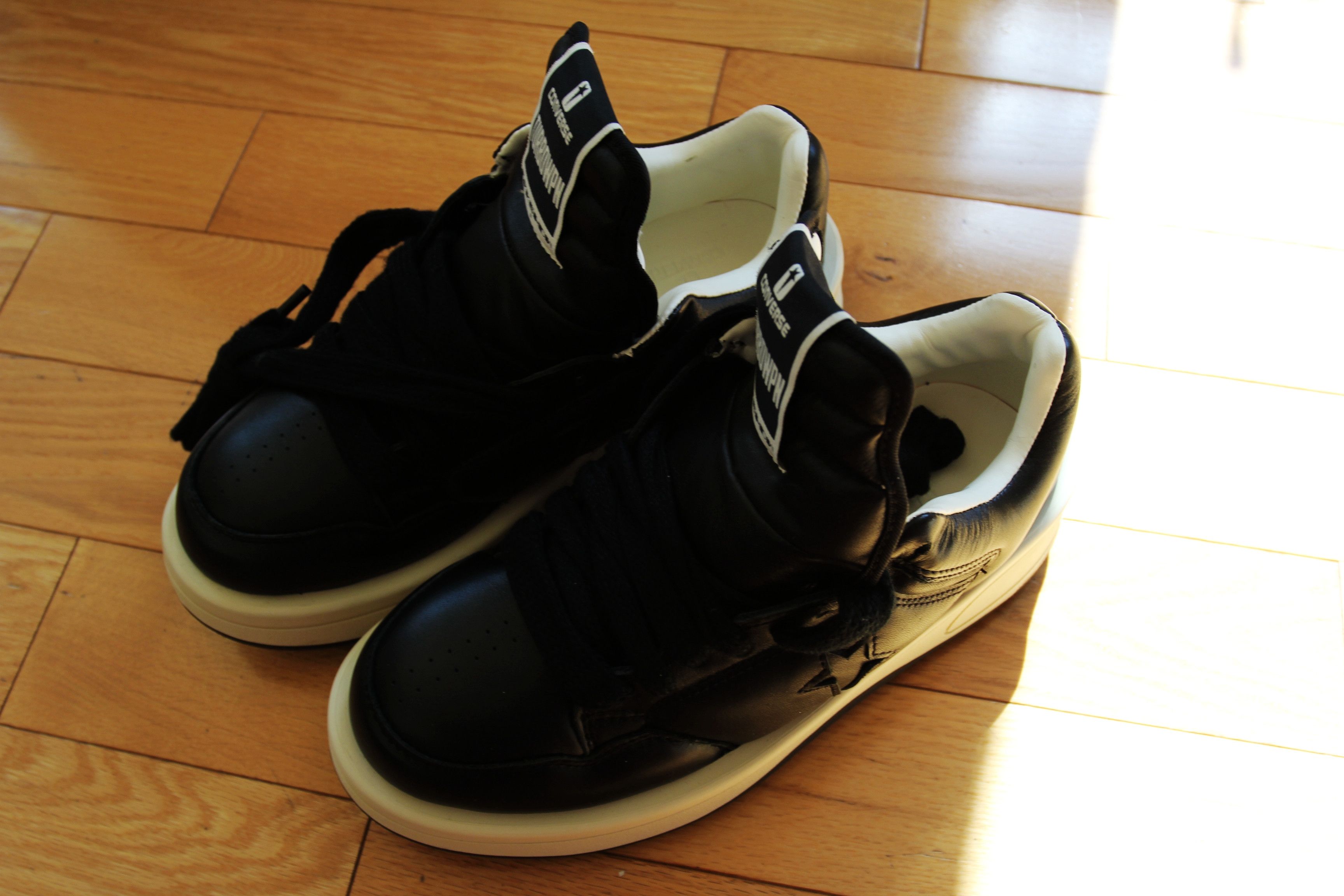 Champion × Rick Owens BNWT SS25 RICK OWENS DRKSHDW TURBOWPN OX SNEAKERS BLK 9 Size US 9 / EU 42 - 2 Thumbnail