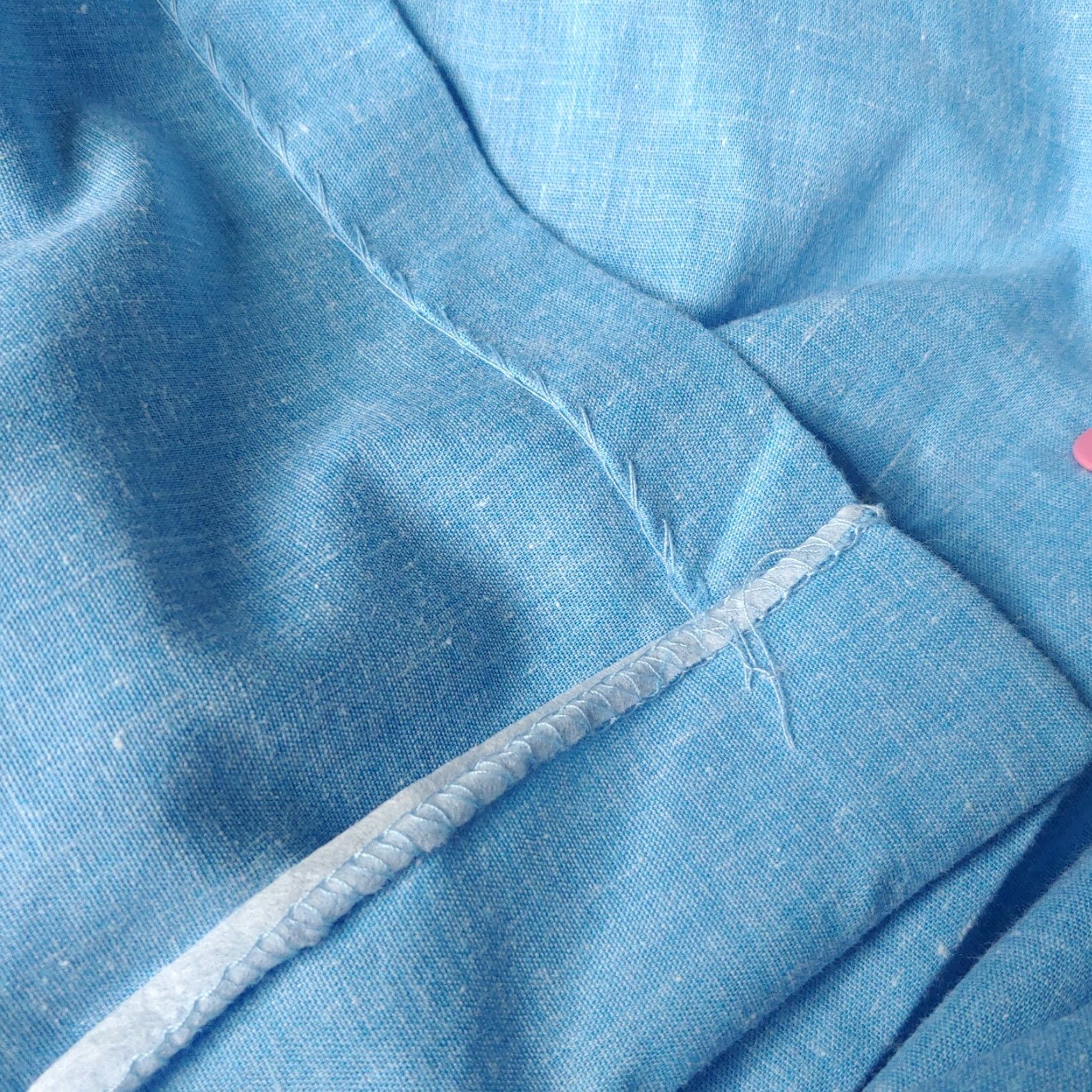 Vintage VINTAGE Lightweight Cotton Womens Medium Nightgown Gown Blue Heart Retro Snap Front Size M / US 6-8 / IT 42-44 - 7 Thumbnail