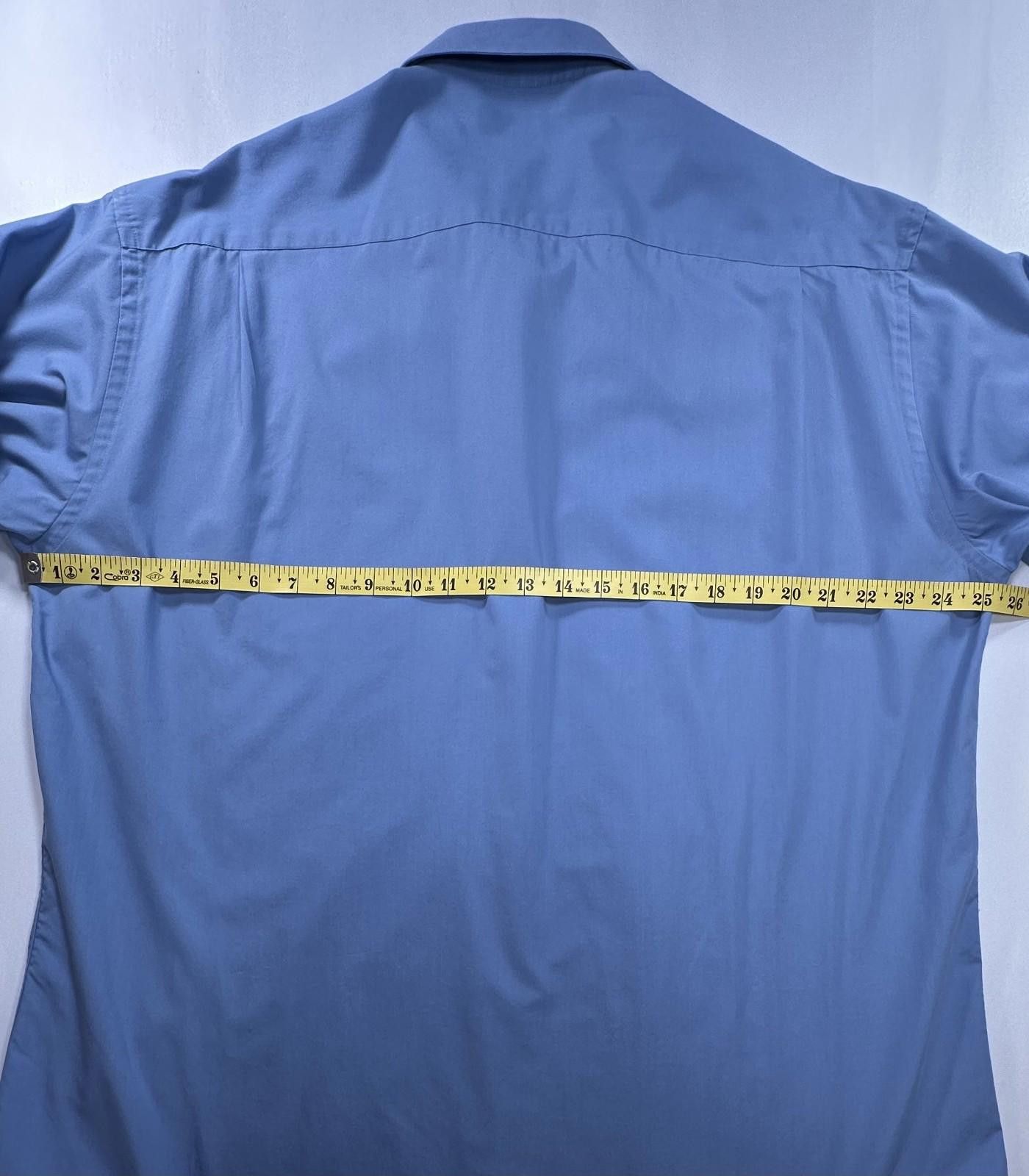 Croft & Barrow Croft Barrow Cotton/Poly Button Up Blue Mens L 16.5-17/32-33 Size US L / EU 52-54 / 3 - 4 Thumbnail