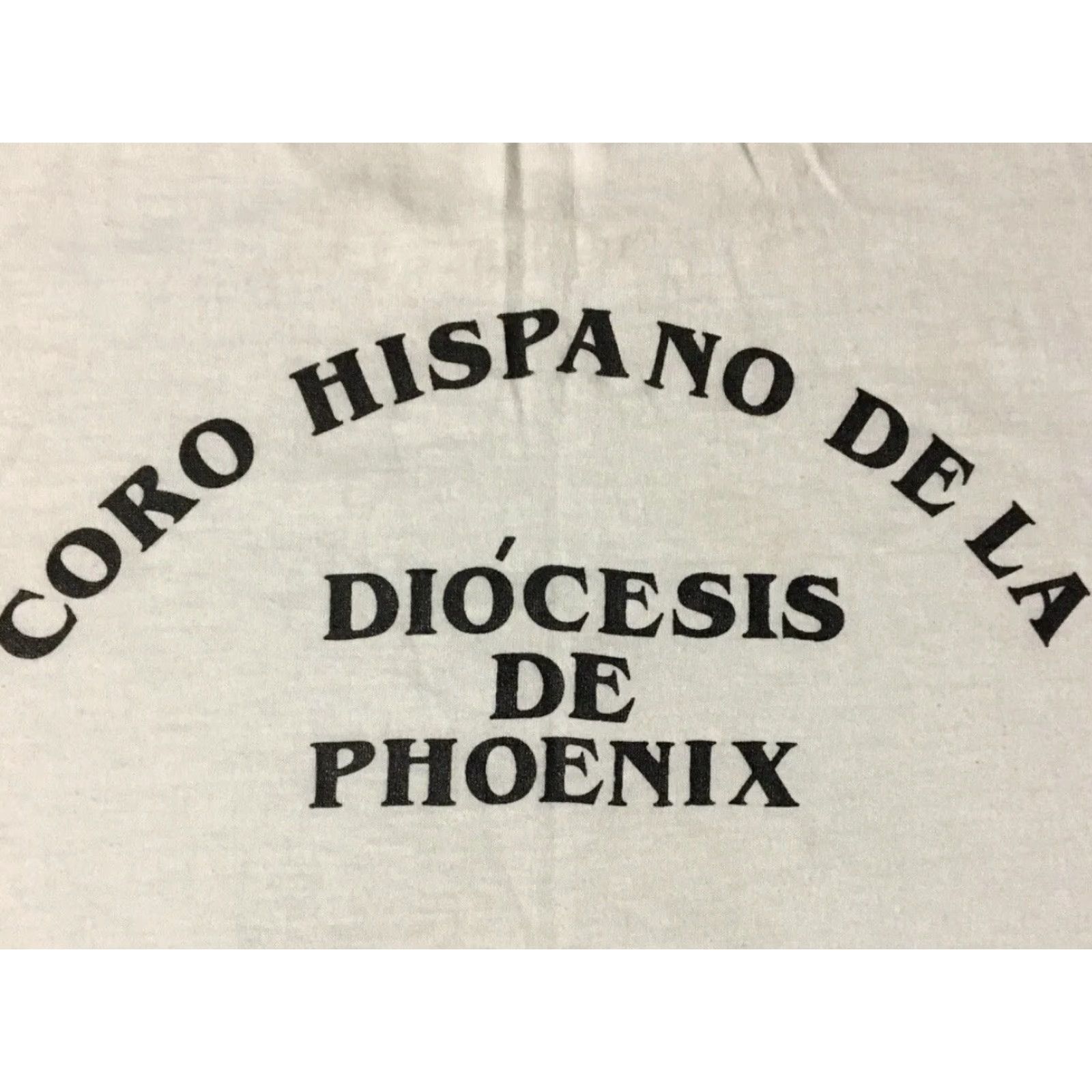 Vintage VINTAGE Pope John Paul II Phoenix AZ Faded Tour Shirt L White Jesus Christ Lord 80s Grunge USA Religion Religion Mens Shirt Size US L / EU 52-54 / 3 - 4 Thumbnail