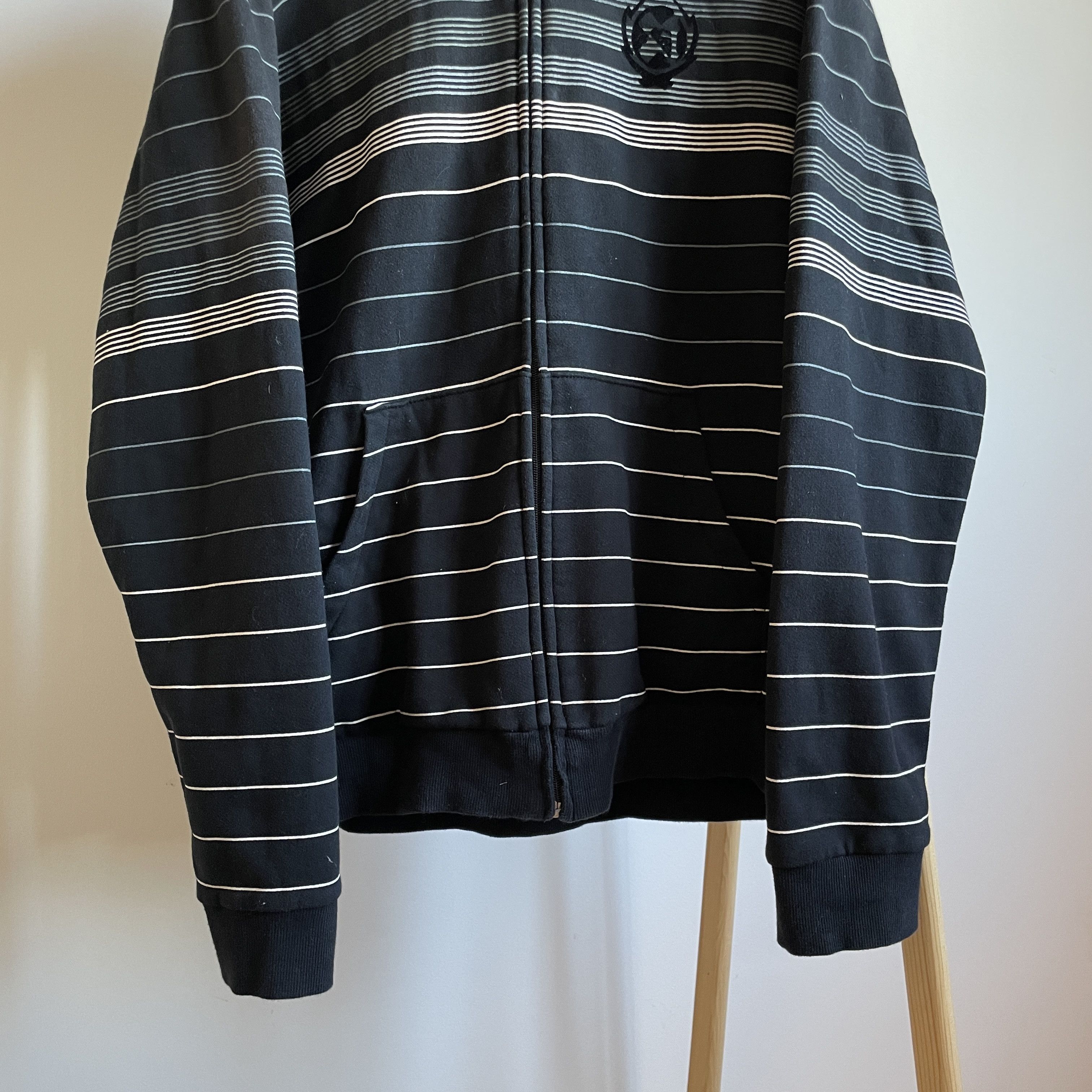 Quiksilver Quiksilver Vintage Y2K Striped Zip Hoodie Size XL Size US XL / EU 56 / 4 - 5 Thumbnail