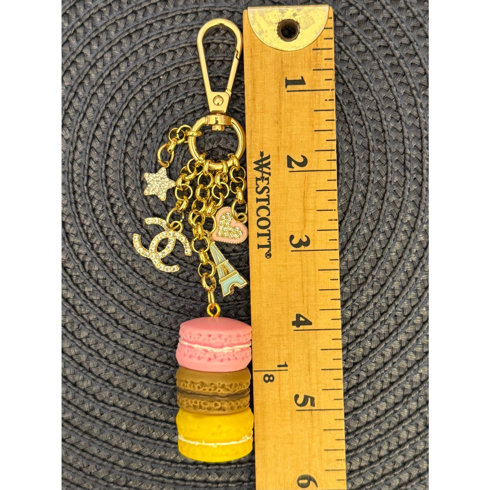 Handmade Gorgeous Handmade Designer Bag Purse Charm Keychain Size ONE SIZE - 7 Thumbnail
