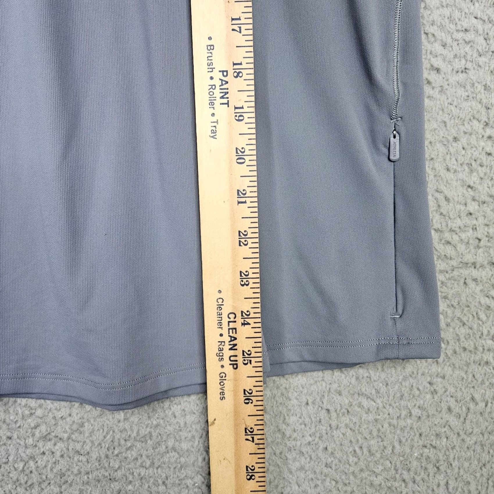 Athleta Athleta Women’s Gray 1/4 Zip Short Sleeve Top Size L Casual Activewear Shirt Sports Women L Gray 1/4 Zip Short Sleeve Top Size L / US 10 / IT 46 - 4 Thumbnail