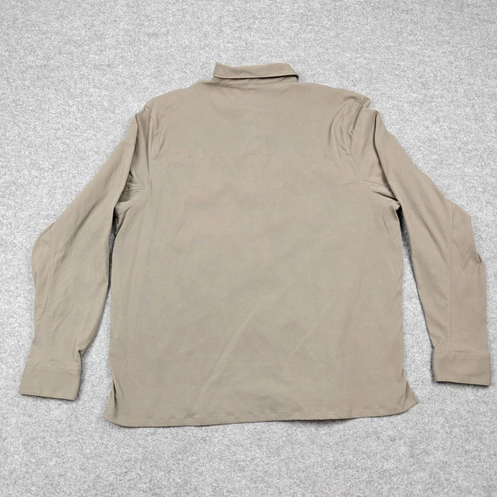 Lululemon Lululemon Shirt Mens Medium Beige Solid Long Sleeve Button Up Relaxed Casual Size US M / EU 48-50 / 2 - 5 Thumbnail