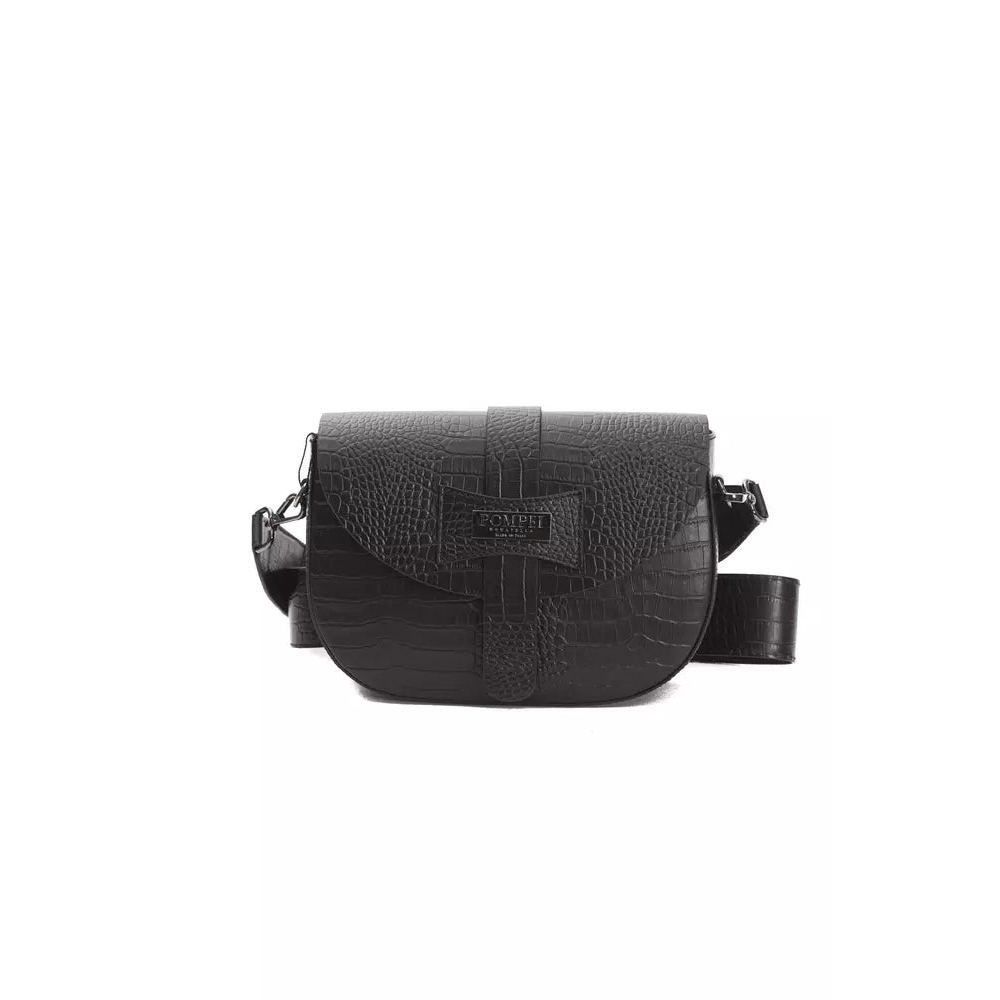 Other Pompei Donatella Black Leather Crossbody Bag Size ONE SIZE - 1 Thumbnail