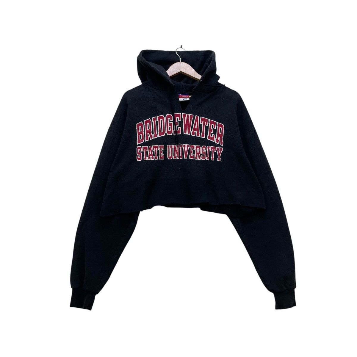 Champion 💥Vintage Champion State University Cropped Sweatshirt Size US XL / EU 56 / 4 - 1 Thumbnail