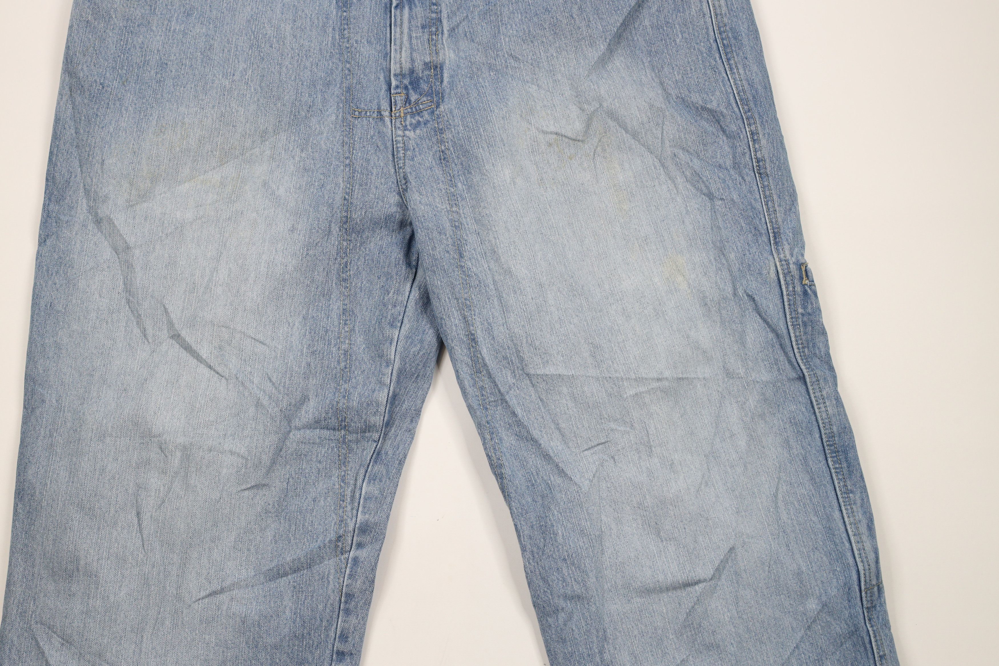 Marithe + Francois Girbaud × Vintage Vintage 90s Marithe Francois Girbaud Spell Out Jeans Blue Size US 42 / EU 58 - 3 Thumbnail