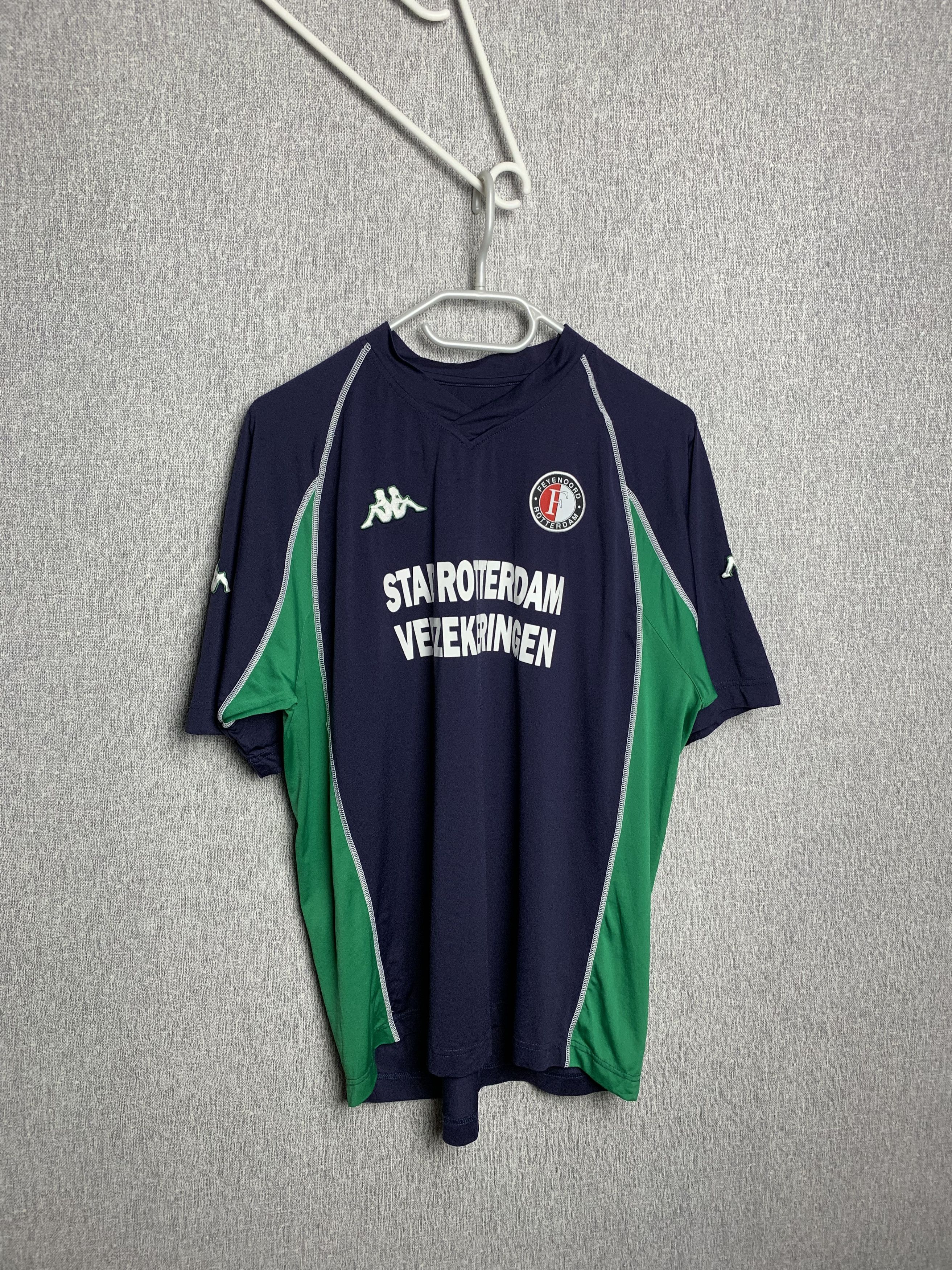 SIZE XL Feyenoord 1997-1998 away football long sleeve shirt