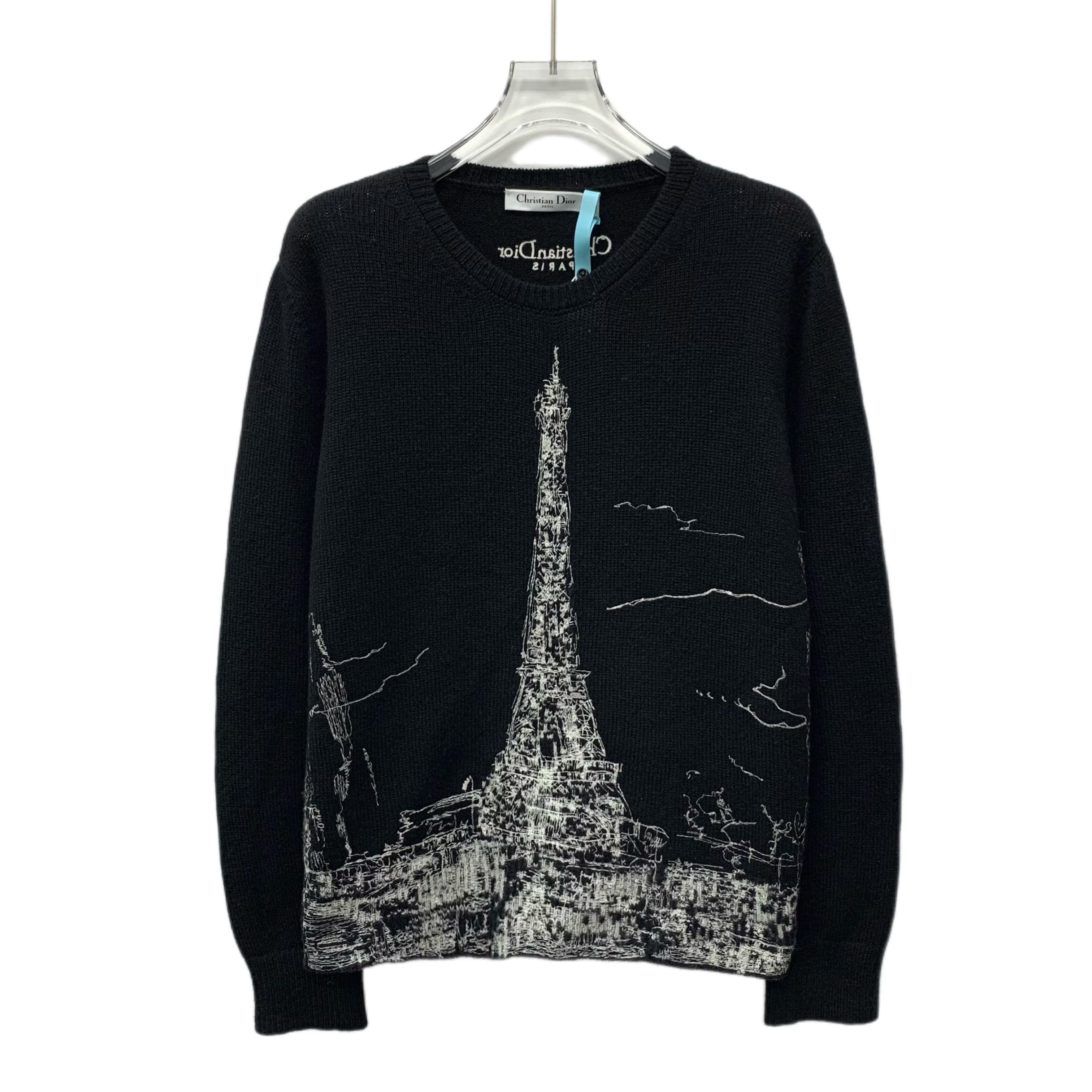 Dior Sweater – Black Iron Dior Cashmere (Size S)