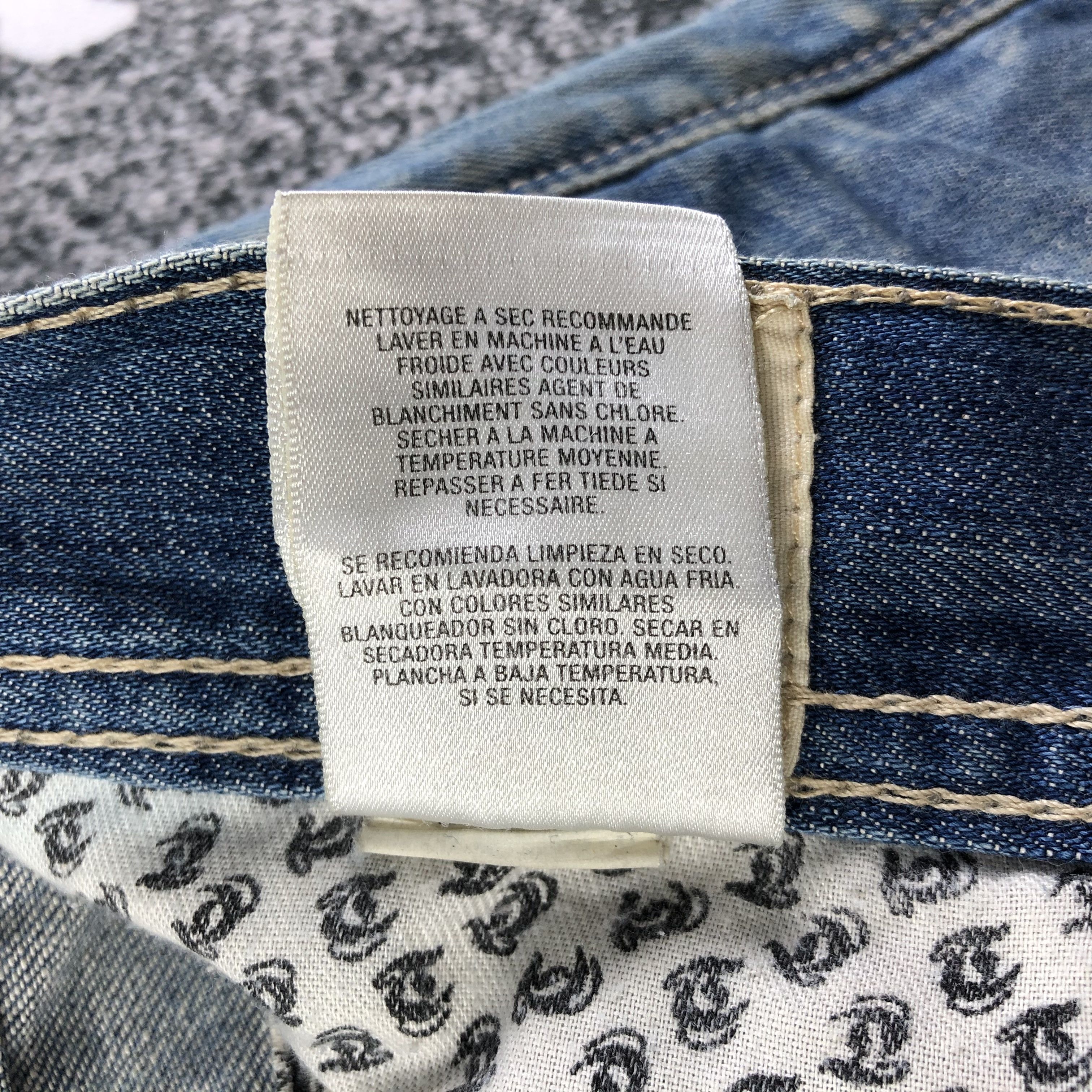 Taverniti Rod 19 Taverniti Jeans Faded Blue Denim KJ1908 Size US 33 - 13 Thumbnail