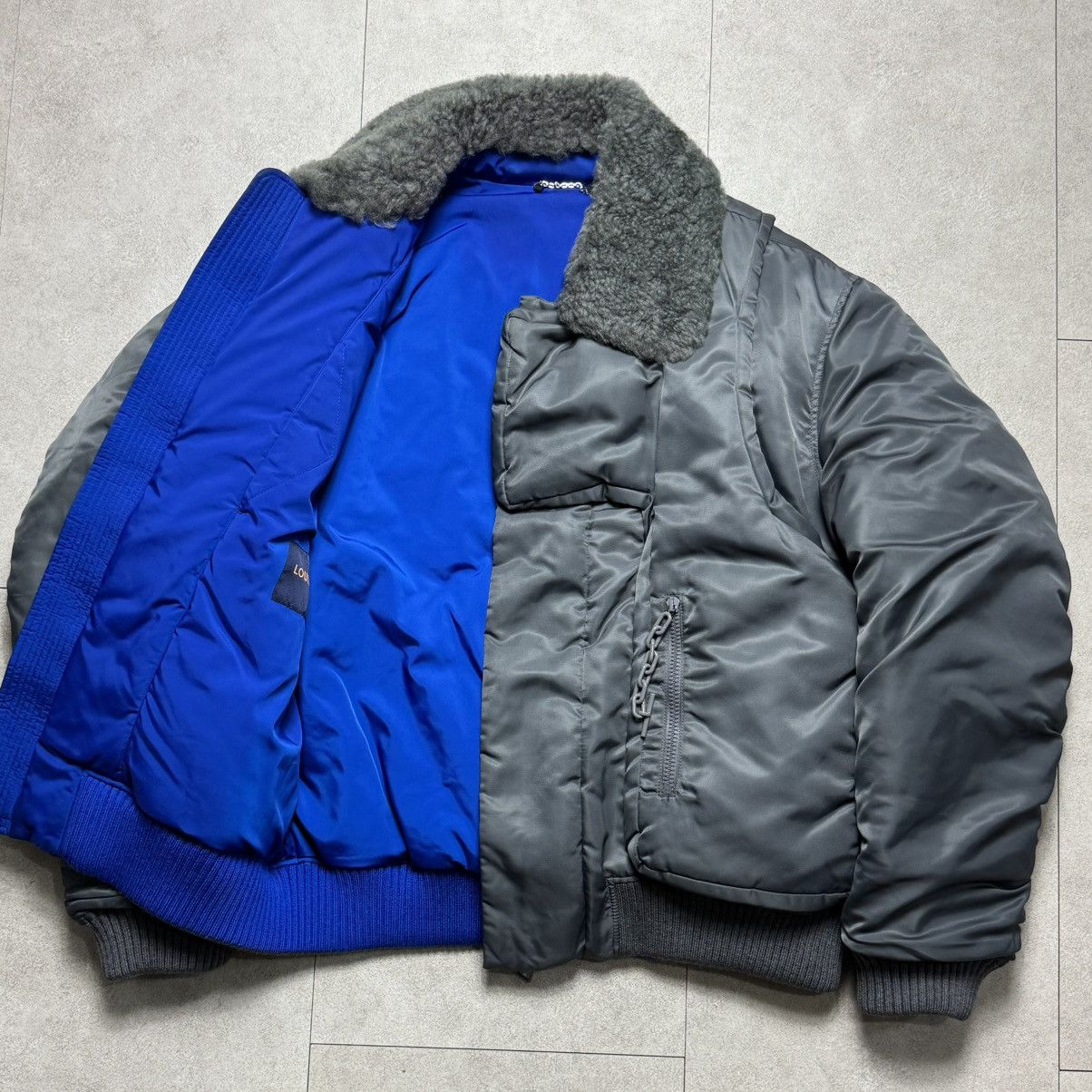Louis Vuitton Louis Vuitton Shearling Bomber Jacket of Virgil Size US M / EU 48-50 / 2 - 5 Thumbnail