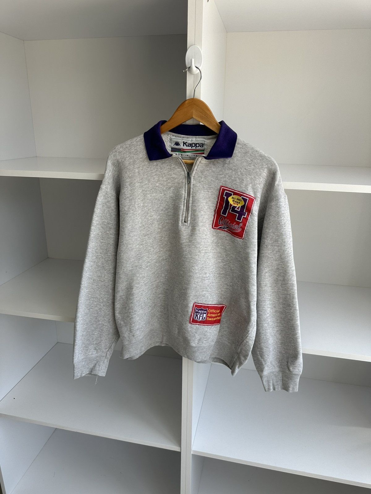 Kappa Vintage Kappa KFL All-Dist 1979 Rare Sweatshirt Size US L / EU 52-54 / 3 - 1 Thumbnail
