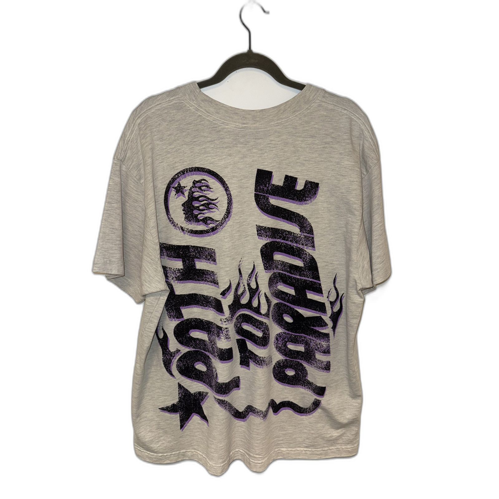 HELLSTAR Hellstar Tee Heather Gray P2P Cross Purple/Green Size US L / EU 52-54 / 3 - 2 Thumbnail