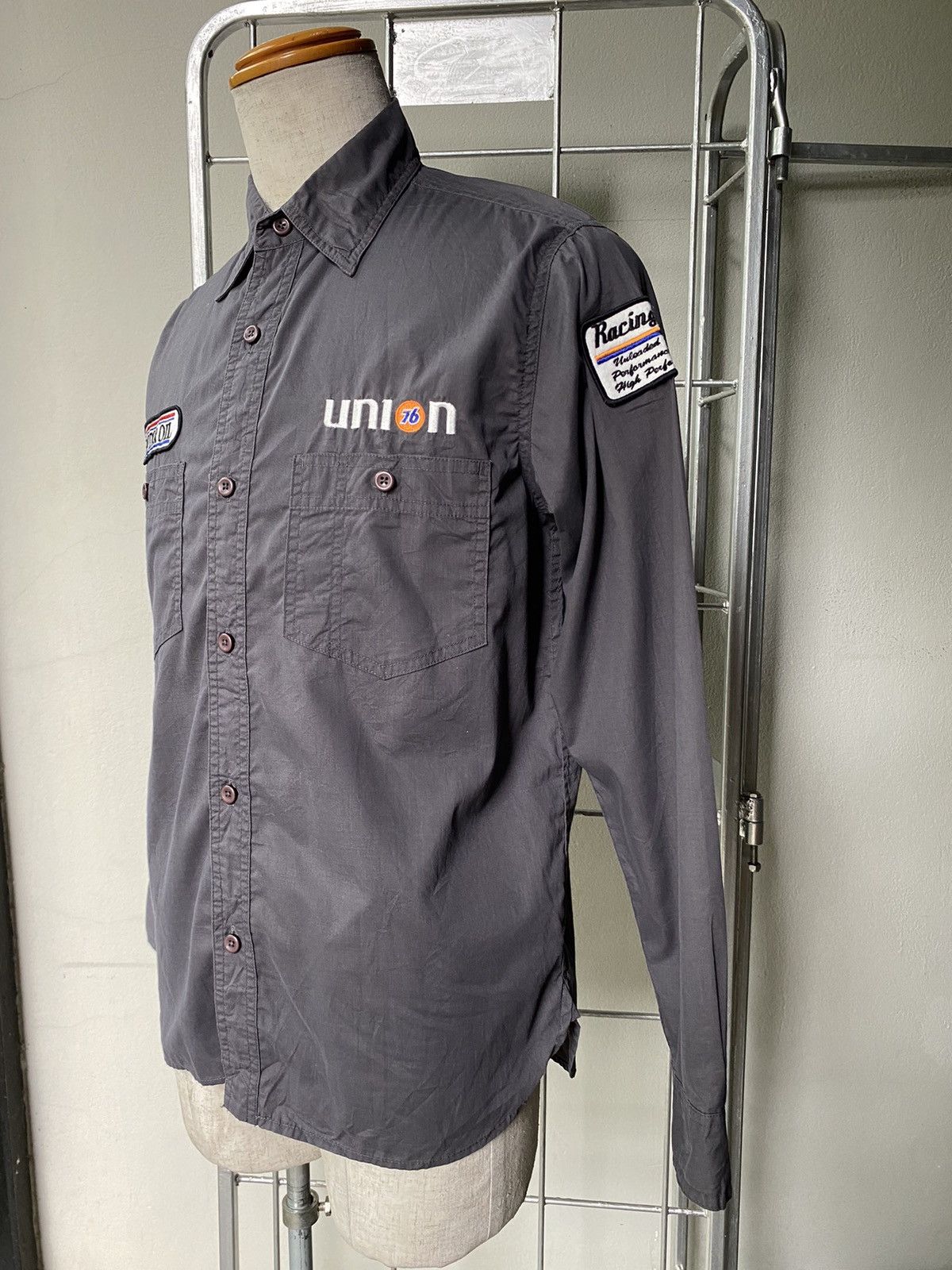 Vintage 76 Lubricants Grey Long-Sleeve Shirt Size US M / EU 48-50 / 2 - 4 Thumbnail