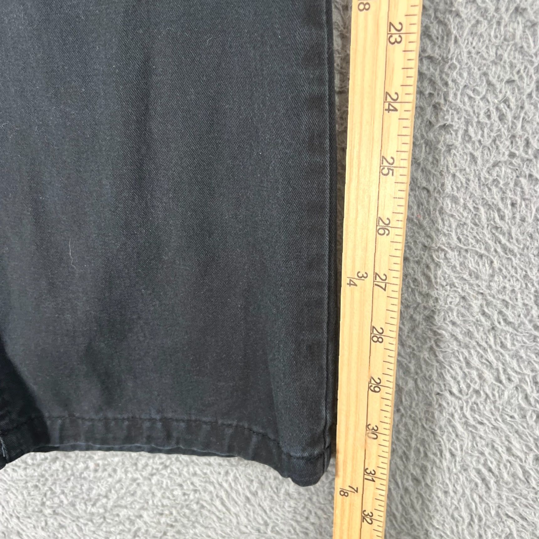 Wrangler Wrangler Cargo Pants Mens 36x32 Black Relaxed Fit Utility Chino Skater Pants Size US 36 / EU 52 - 3 Thumbnail