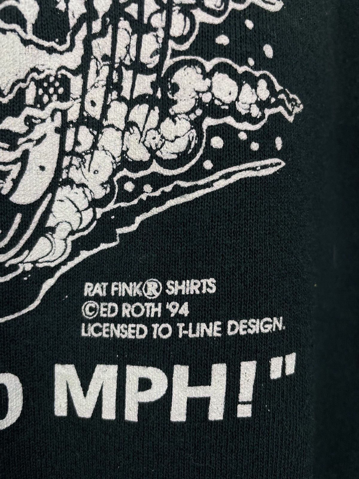 Vintage Vintage 90s Rat Fink Think Fast! Ed Roth design sweatshirt Size US L / EU 52-54 / 3 - 6 Thumbnail