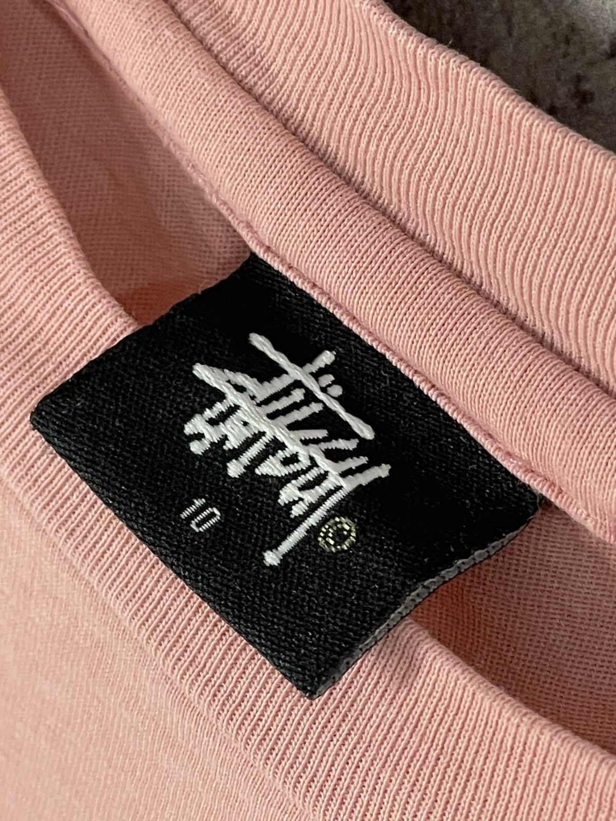 Stussy × Vintage Stussy Vintage T Shirt Rap Deadstock Crop Big Logo Size M / US 6-8 / IT 42-44 - 9 Thumbnail