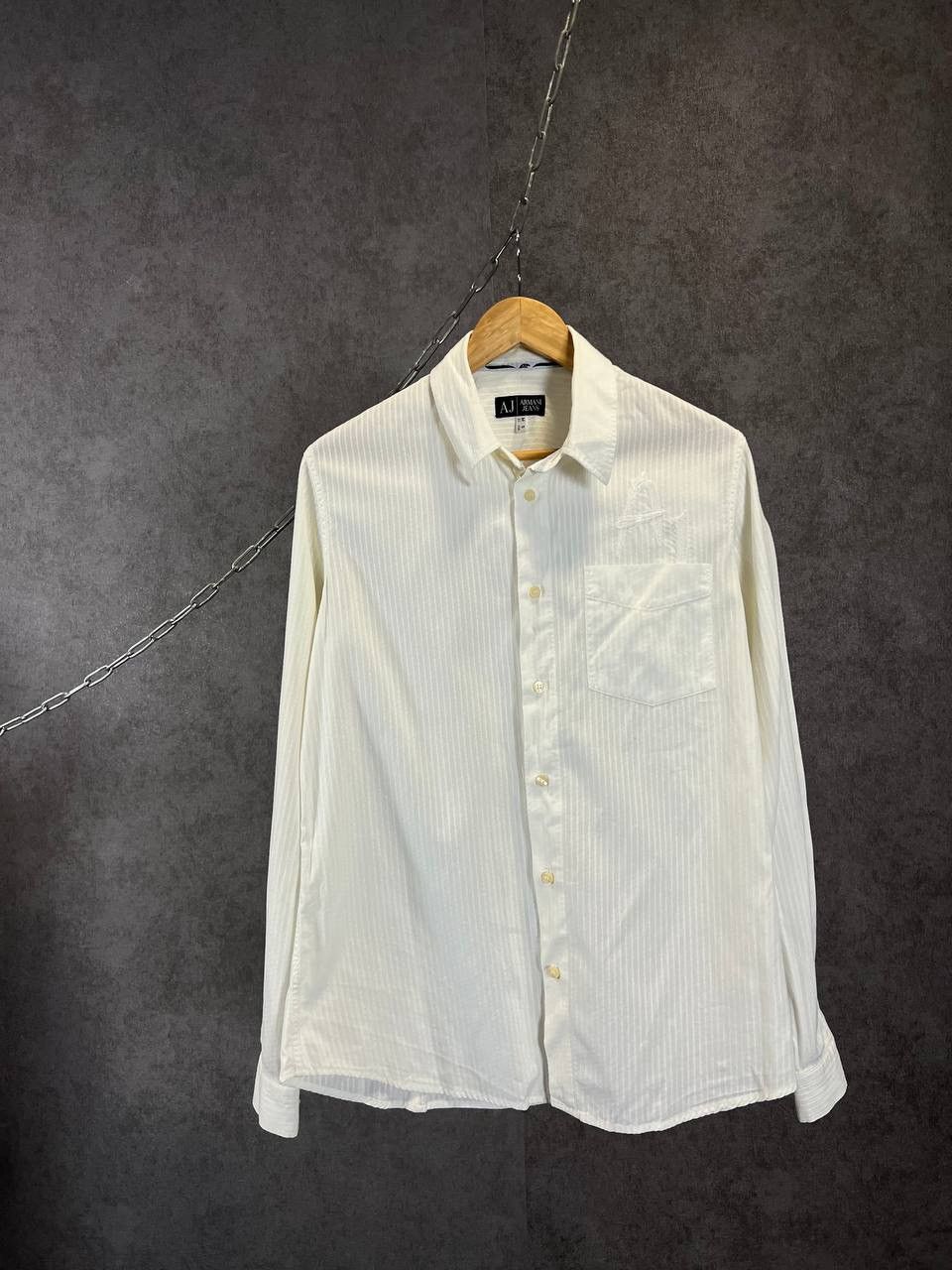 Armani Armani Jeans designer vintage logo shirt Size US M / EU 48-50 / 2 - 1 Thumbnail