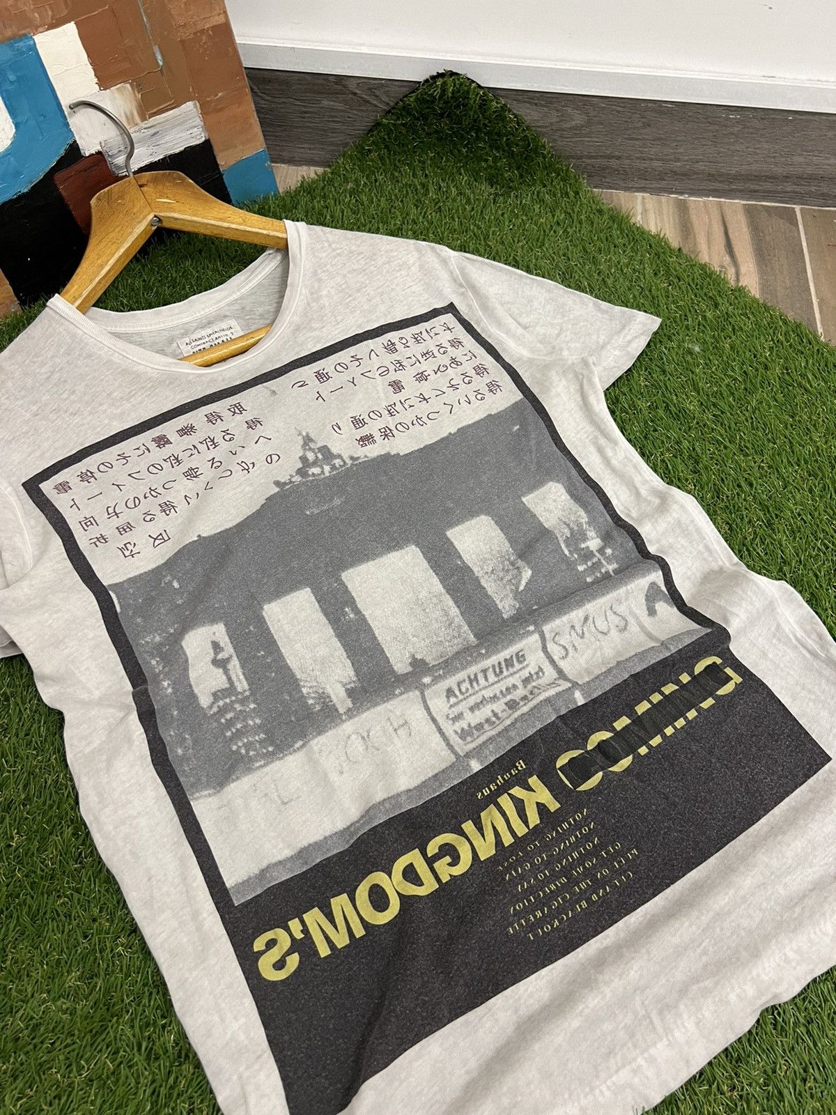 Allsaints × Japanese Brand Mens Vintage AllSaints T Shirt Japanese tee luxury ss crazy Size US S / EU 44-46 / 1 - 4 Thumbnail