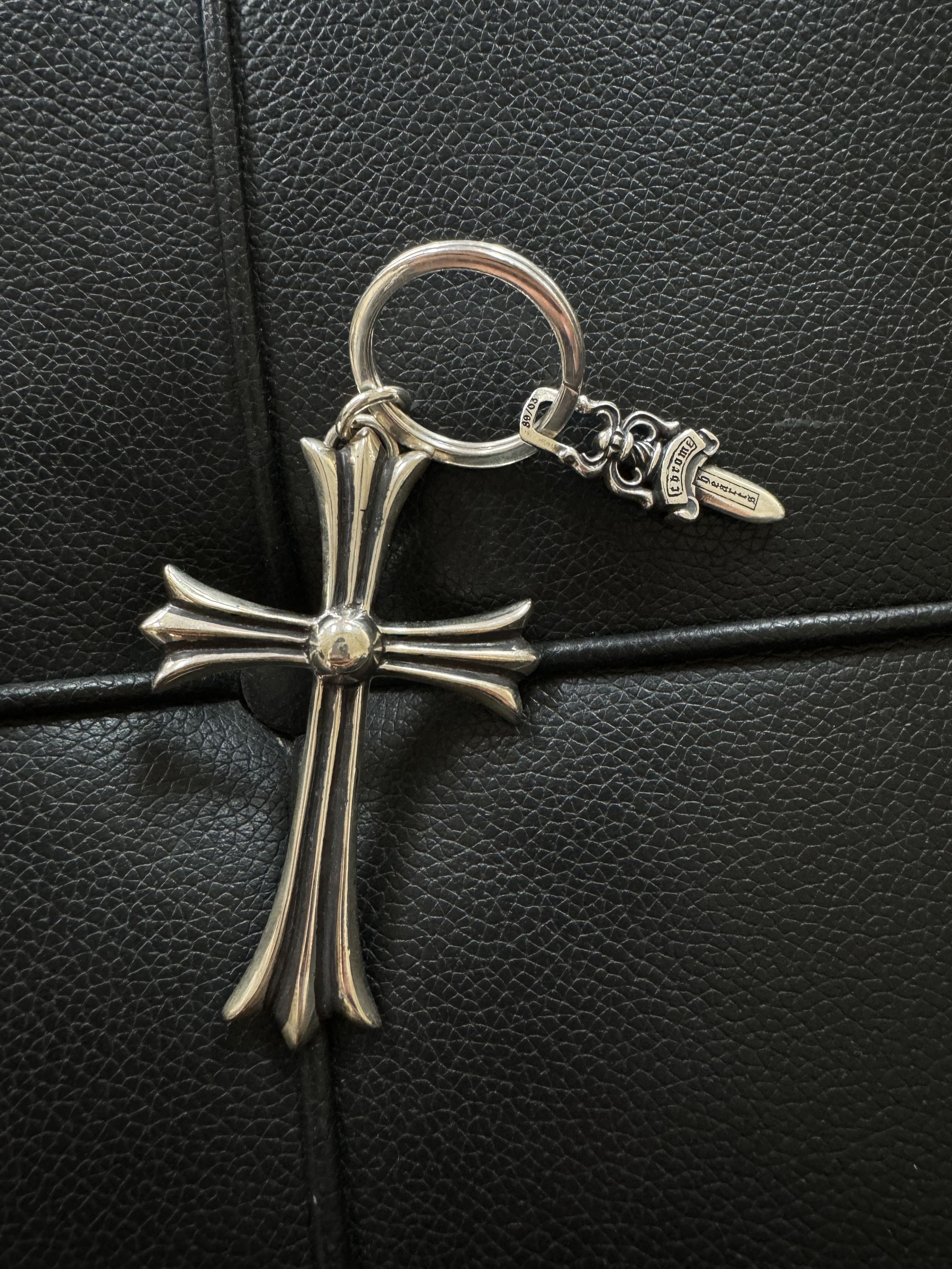 Chrome Hearts Chrome Hearts Cross Keychain With Dagger Size ONE SIZE - 4 Thumbnail
