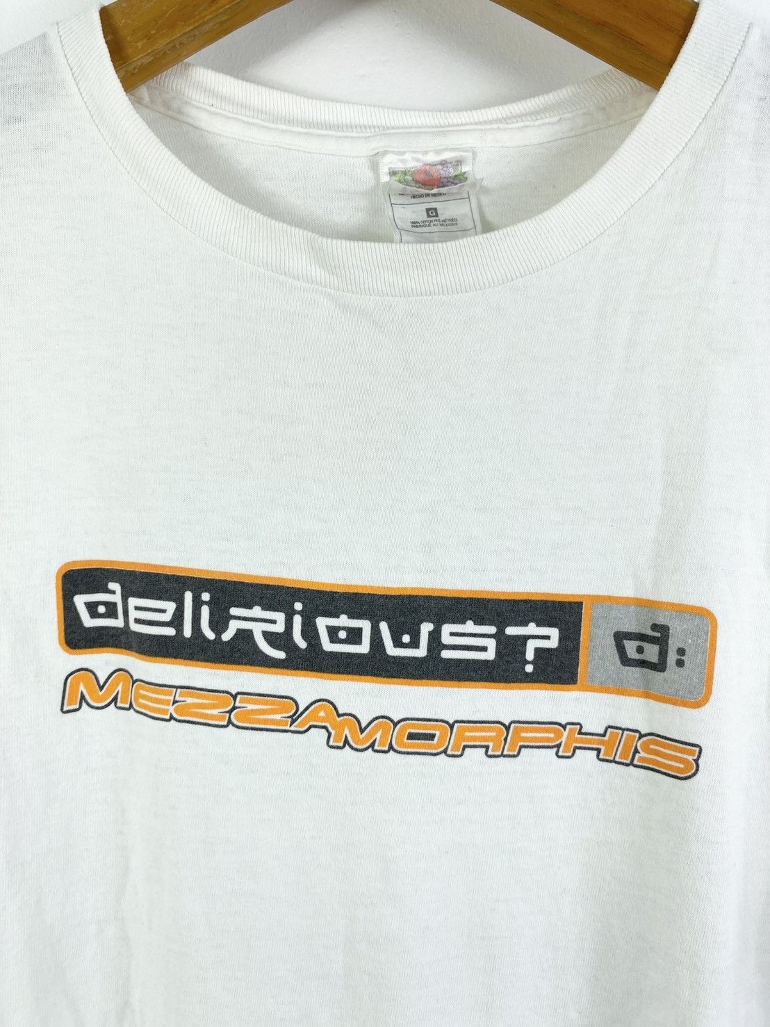 Band Tees RARE Vintage 90s Delirious?- Mezzamorphis Band Tee Size US L / EU 52-54 / 3 - 3 Thumbnail