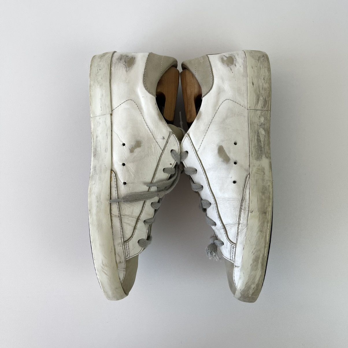 Golden Goose Golden Goose Love Dealer GGDB Superstar Leather Sneakers Size US 8 / EU 41 - 8 Thumbnail