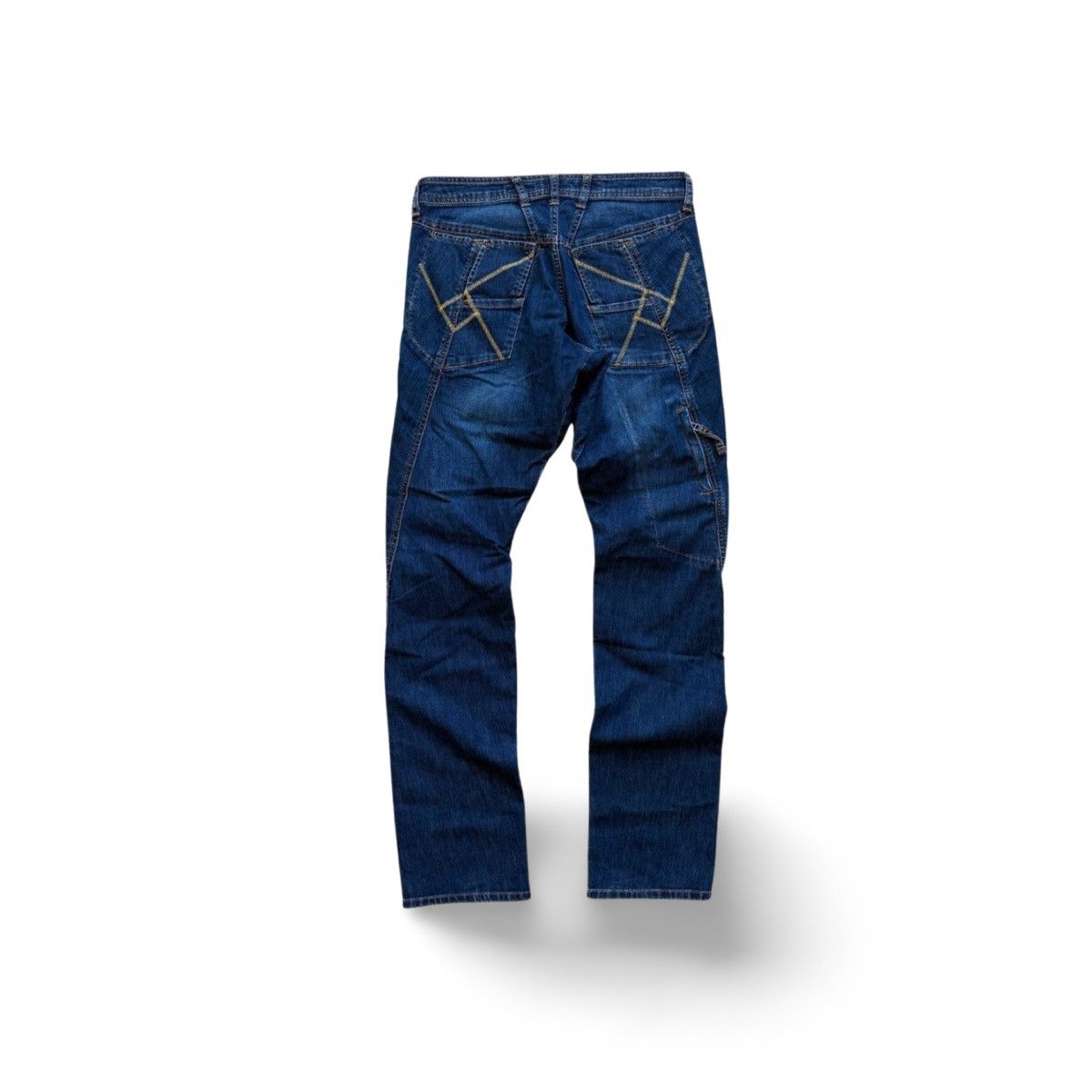Marithe + Francois Girbaud Marithe Francois Girbaud Crazy Straight Denim Jeans Size US 29 - 2 Thumbnail