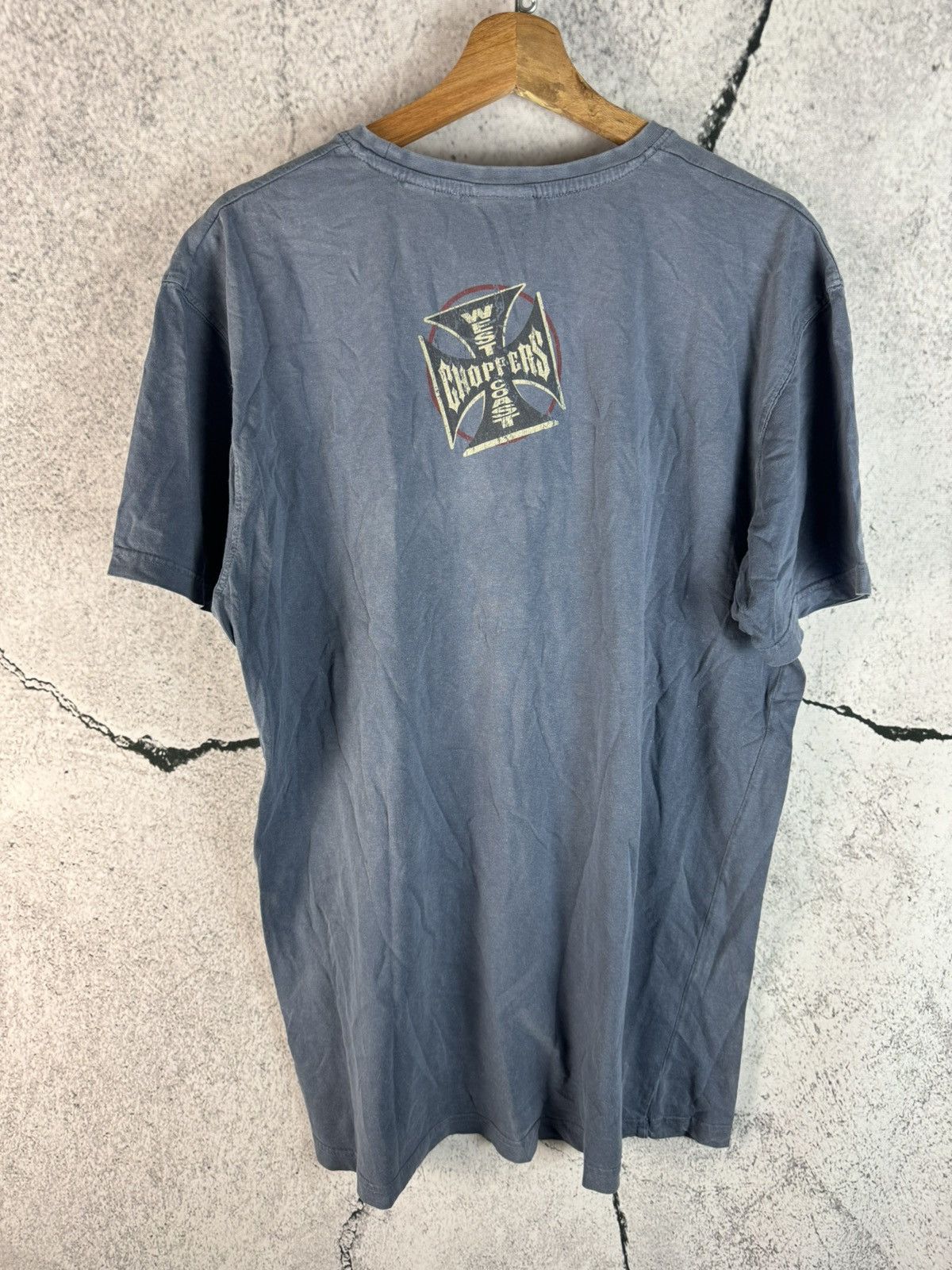 Vintage 2000s WEST COAST Choppers t shirt Payback Y2K Size US L / EU 52-54 / 3 - 2 Thumbnail