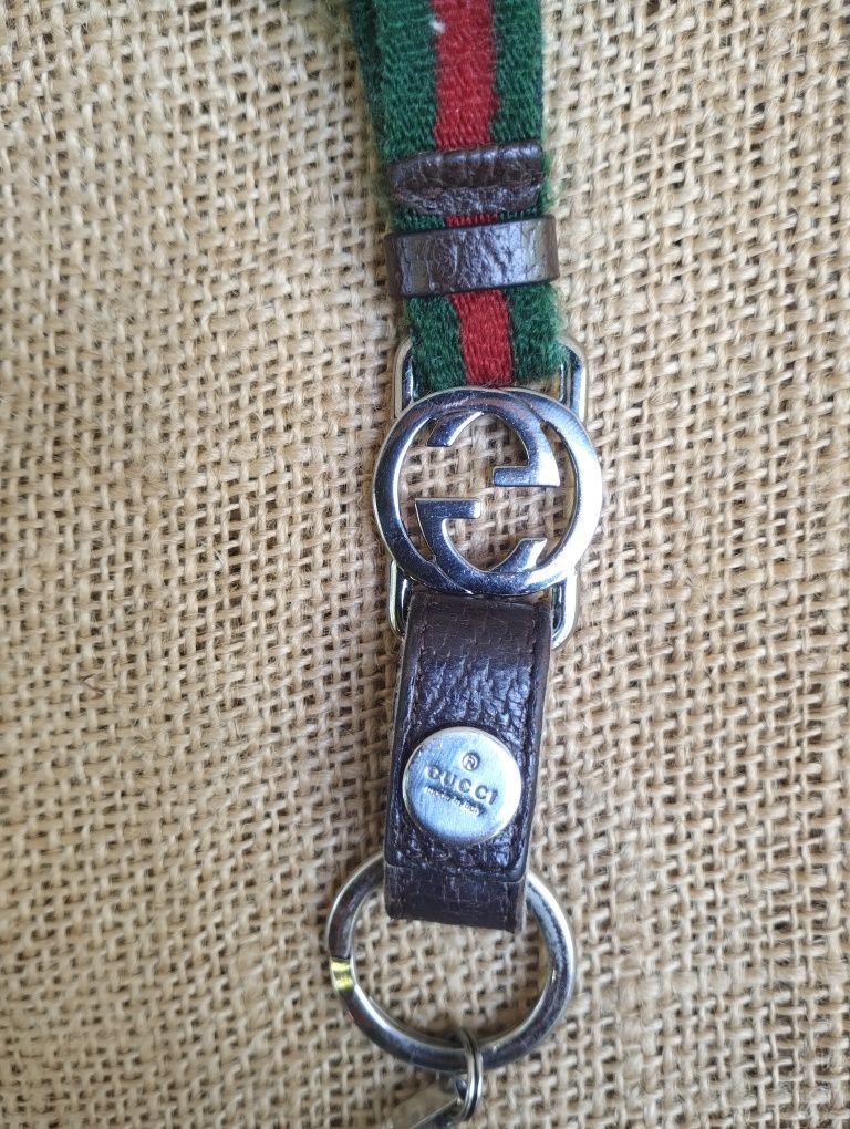 Gucci Gucci Vintage GG Logo Web Strap Lanyard Size ONE SIZE - 2 Thumbnail