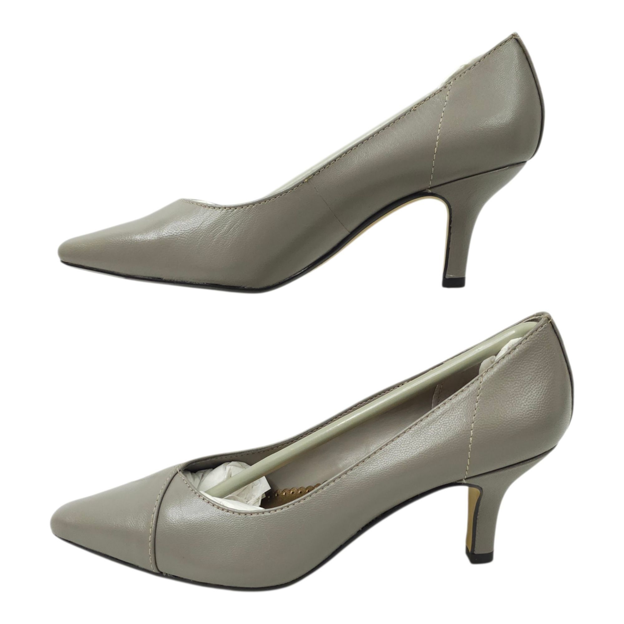 Other Bella Vita WOW Taupe Pump Womens Size 5 M Kitten Heel Size US 5 / IT 35 - 11 Thumbnail