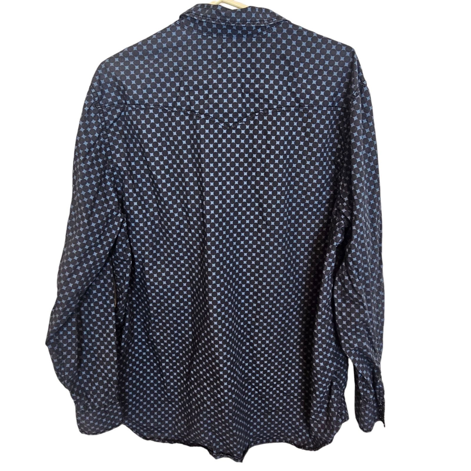 Lucky Brand Lucky Brand Mens Western Shirt Pearl Snap XL Cowboy Country Size US XL / EU 56 / 4 - 6 Thumbnail