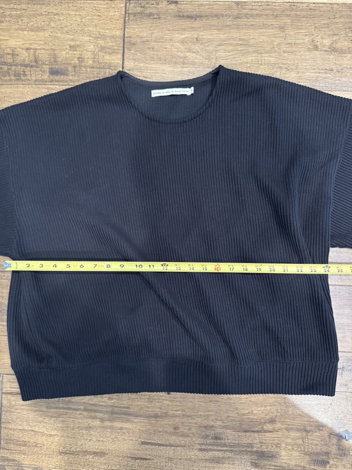 Shades Of Grey DROP SHOULDER SWEATER - BLACK PURL KNIT Shades of Grey Size US XL / EU 56 / 4 - 7 Thumbnail
