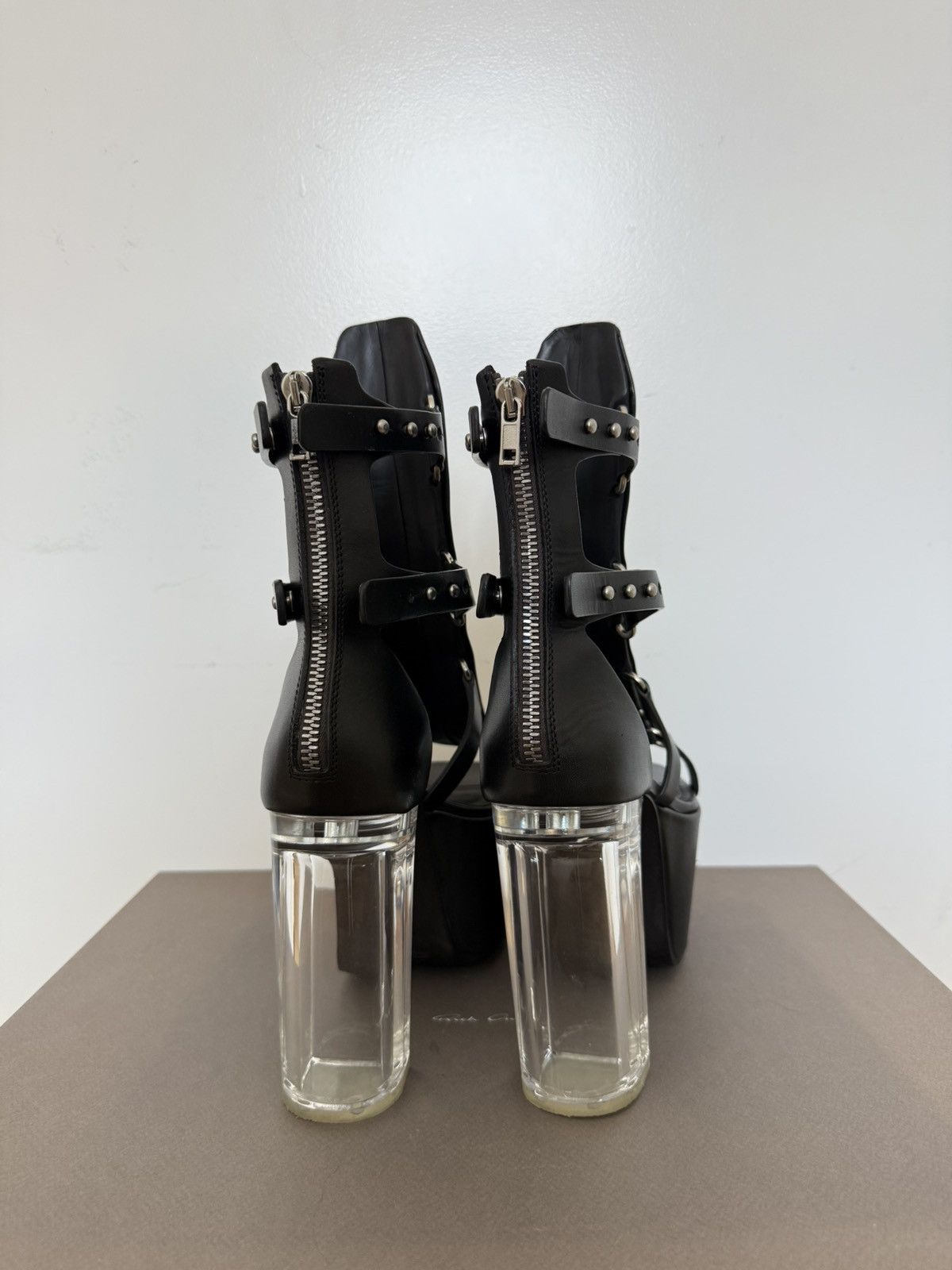 Rick Owens Rick Owens Spartan Platform Sandals Size US 7 / IT 37 - 3 Thumbnail