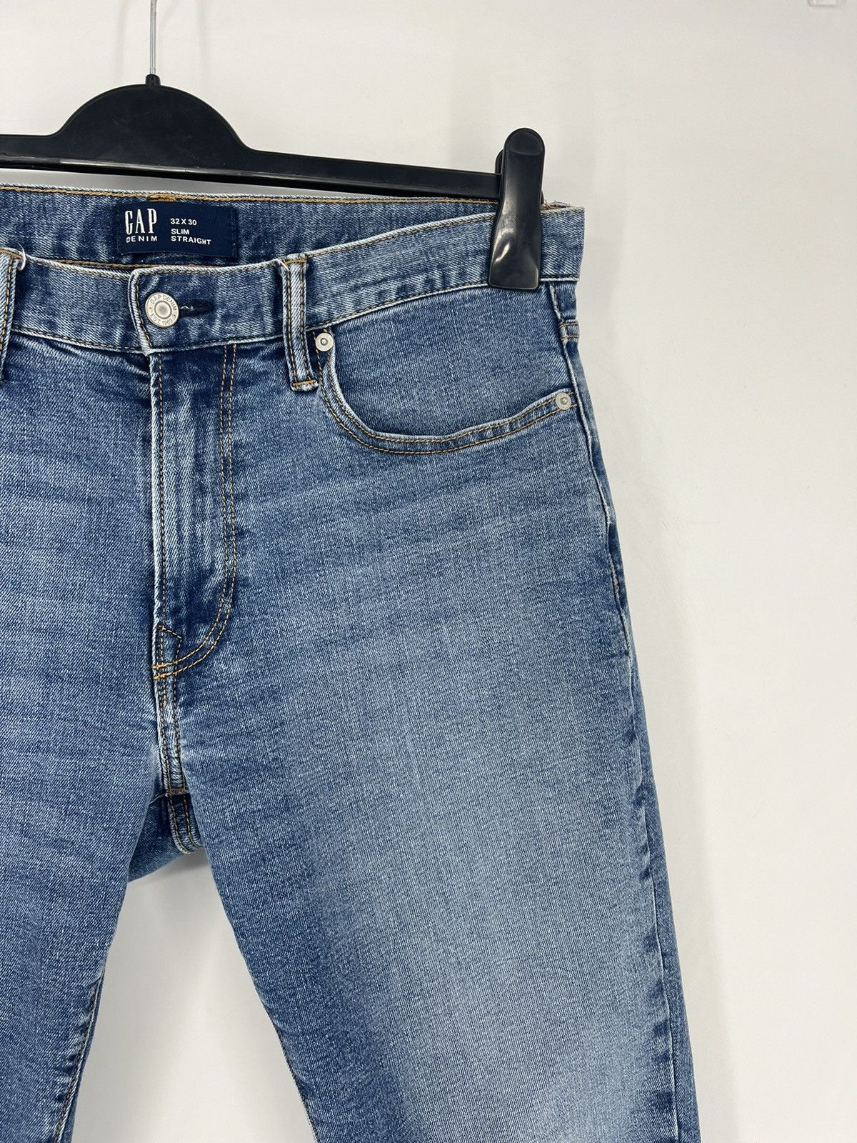 Gap × Vintage Vintage Gap Denim Slim Straight Streetwear Style Size 32 30 Size US 32 / EU 48 - 3 Thumbnail