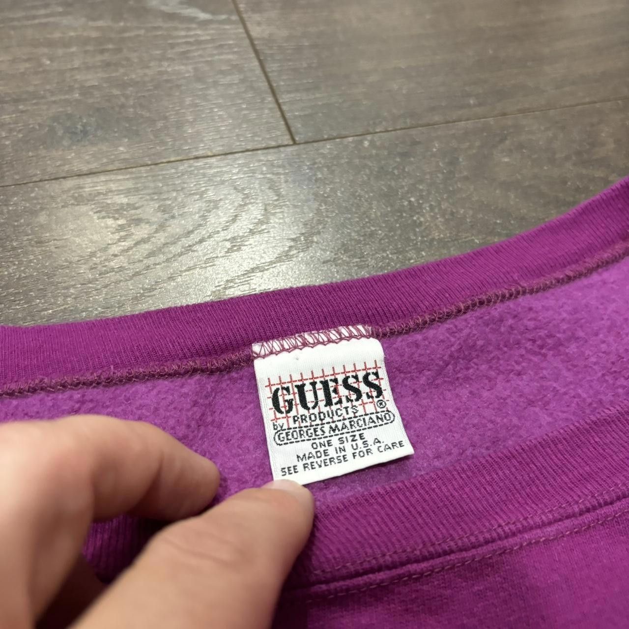 Guess Vintage Embroidered Guess Crewneck Sweatshirt 90s O/S Size M / US 6-8 / IT 42-44 - 5 Thumbnail