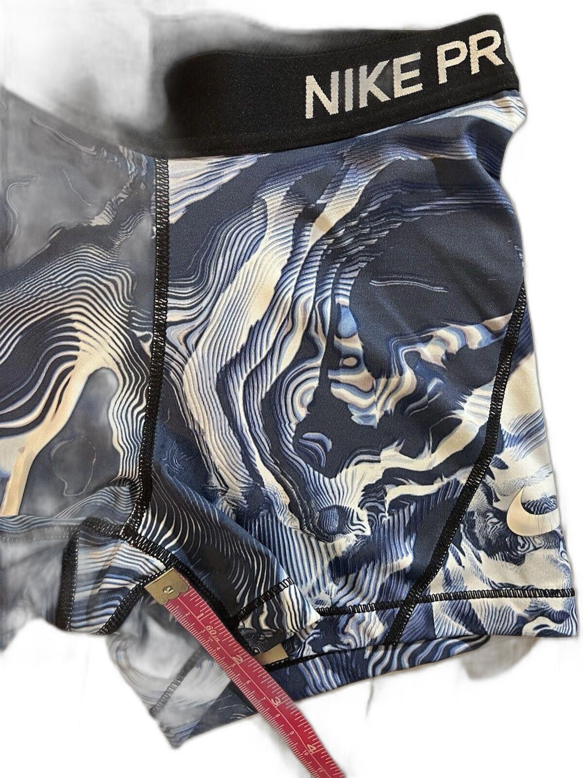 Nike Nike Pro Women's 3" Compression Training Blue Size Small Size 28" / US 6 / IT 42 - 2 Thumbnail