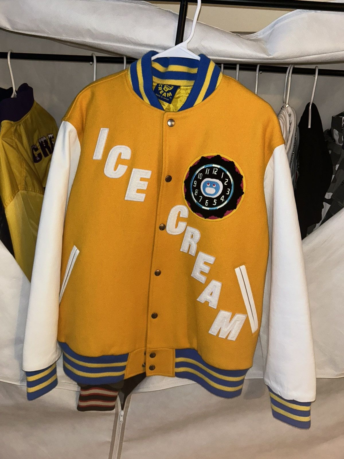 BILLIONAIRE BOYS CLUB/ICECREAM | VARSITY JACKET