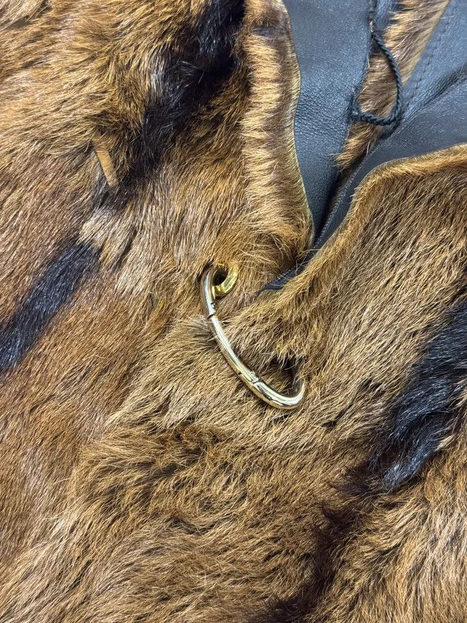 Roberto Cavalli 2000s Roberto Cavalli Royal Reversible Long Fur Brown Coat Size US S / EU 44-46 / 1 - 8 Thumbnail