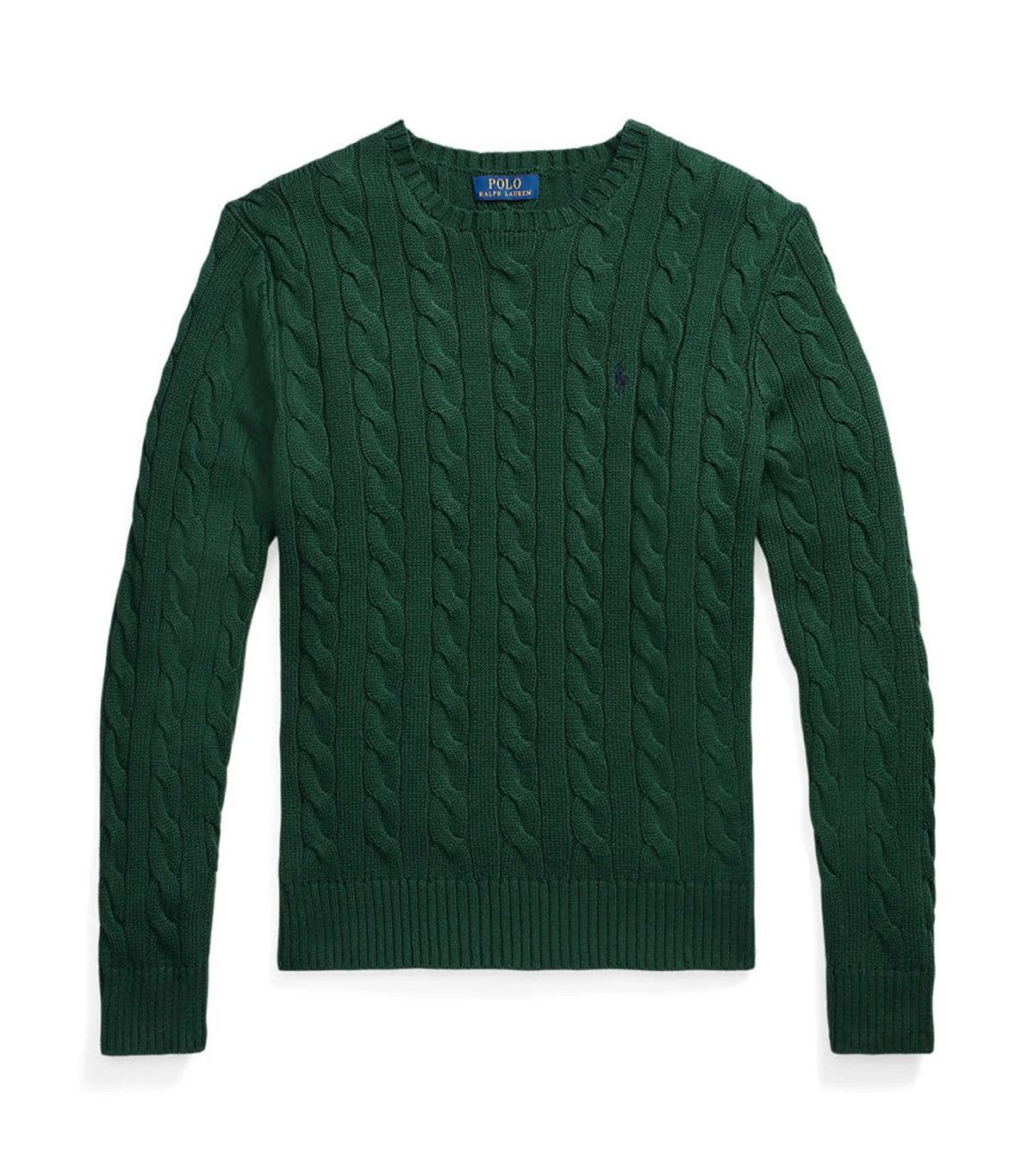 Polo Ralph Lauren Polo Ralph Lauren Cable-Knit Cotton Crewneck Sweater S Size S / US 4 / IT 40 - 1 Thumbnail
