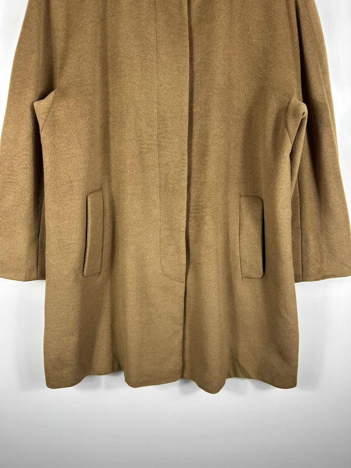 Designer × Krizia × Vintage ⚡️Vintage Perte By Krizia Cashmere Button Long Coat Jacket Size M / US 6-8 / IT 42-44 - 5 Thumbnail
