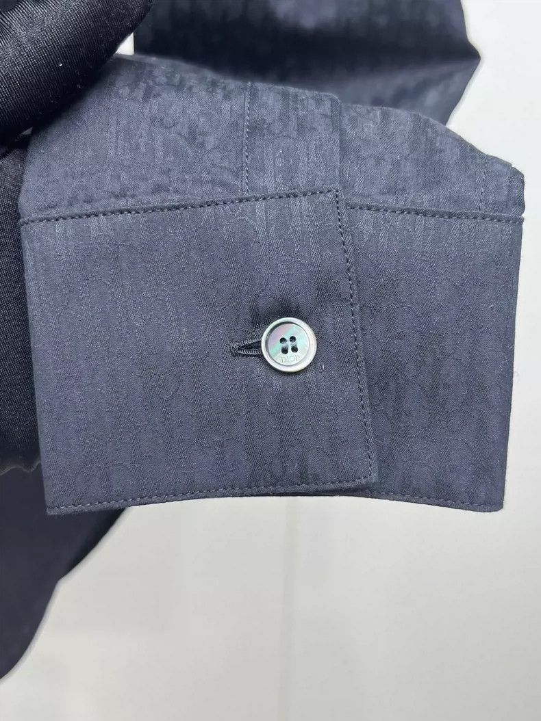 Dior Dior Size 37 Dark flower logo shirt 2504-Nextarrow Size US XXS / EU 40 - 4 Thumbnail